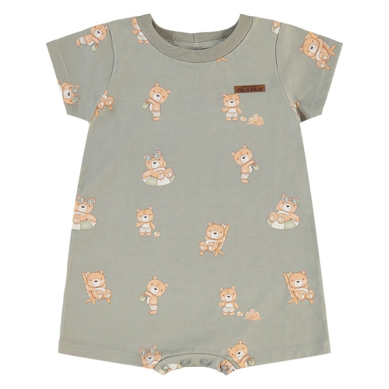 Infantil - Macacao Verde Pulla Bulla Menino - 53658-1347