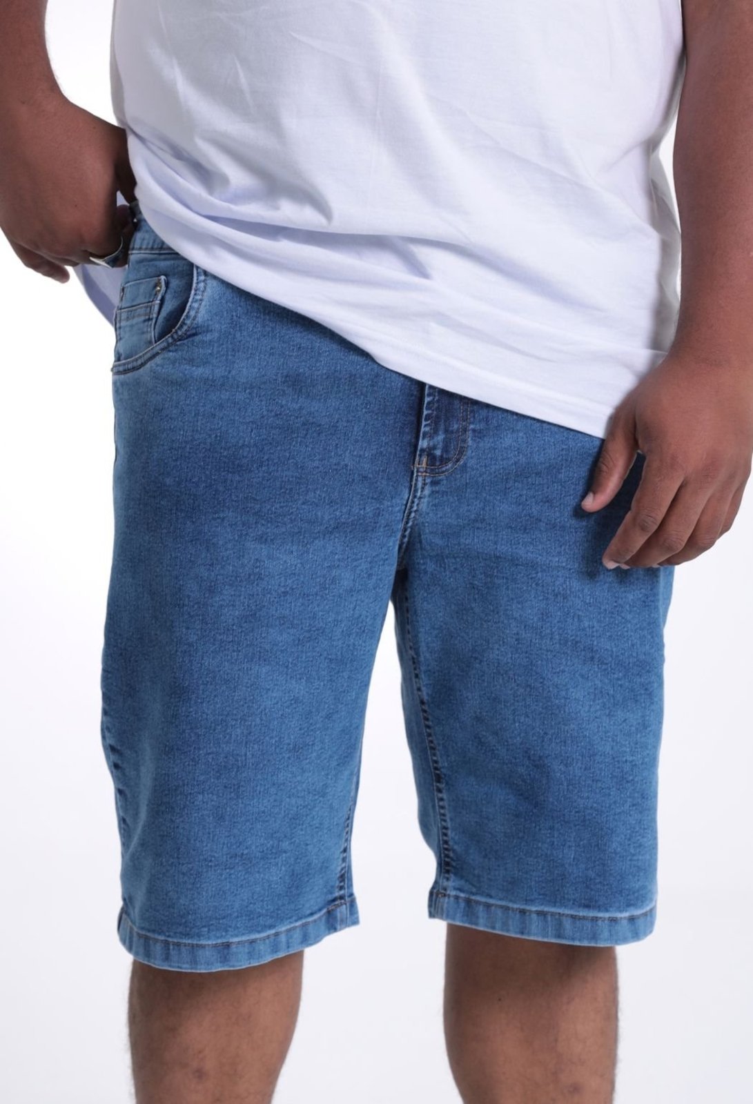 Bermuda Jeans Tradicional Masculina Plus Size Revanche - BM.MAS.00056