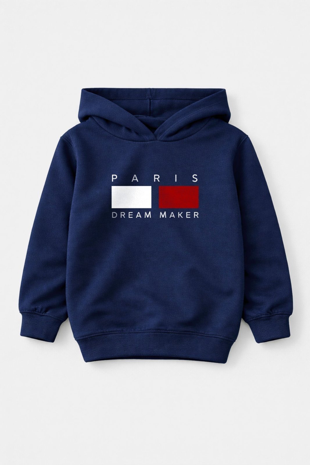 Vista 3 Infantil - Conjunto Moletom Peluciado Paris Dream Babei no Look azul marinho Babei no Look azul marinho