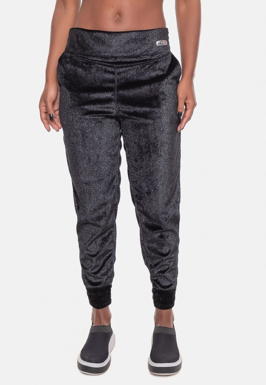 Calça Ecko Feminina Moletom Preta