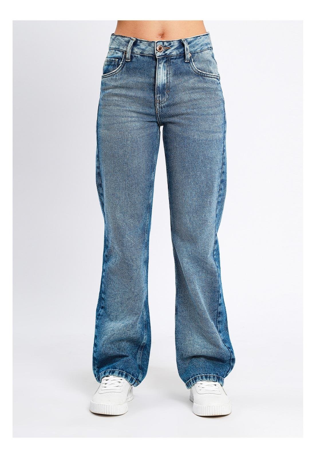 Infantil - Calça Jeans Menina Poah Noah 16 Azul