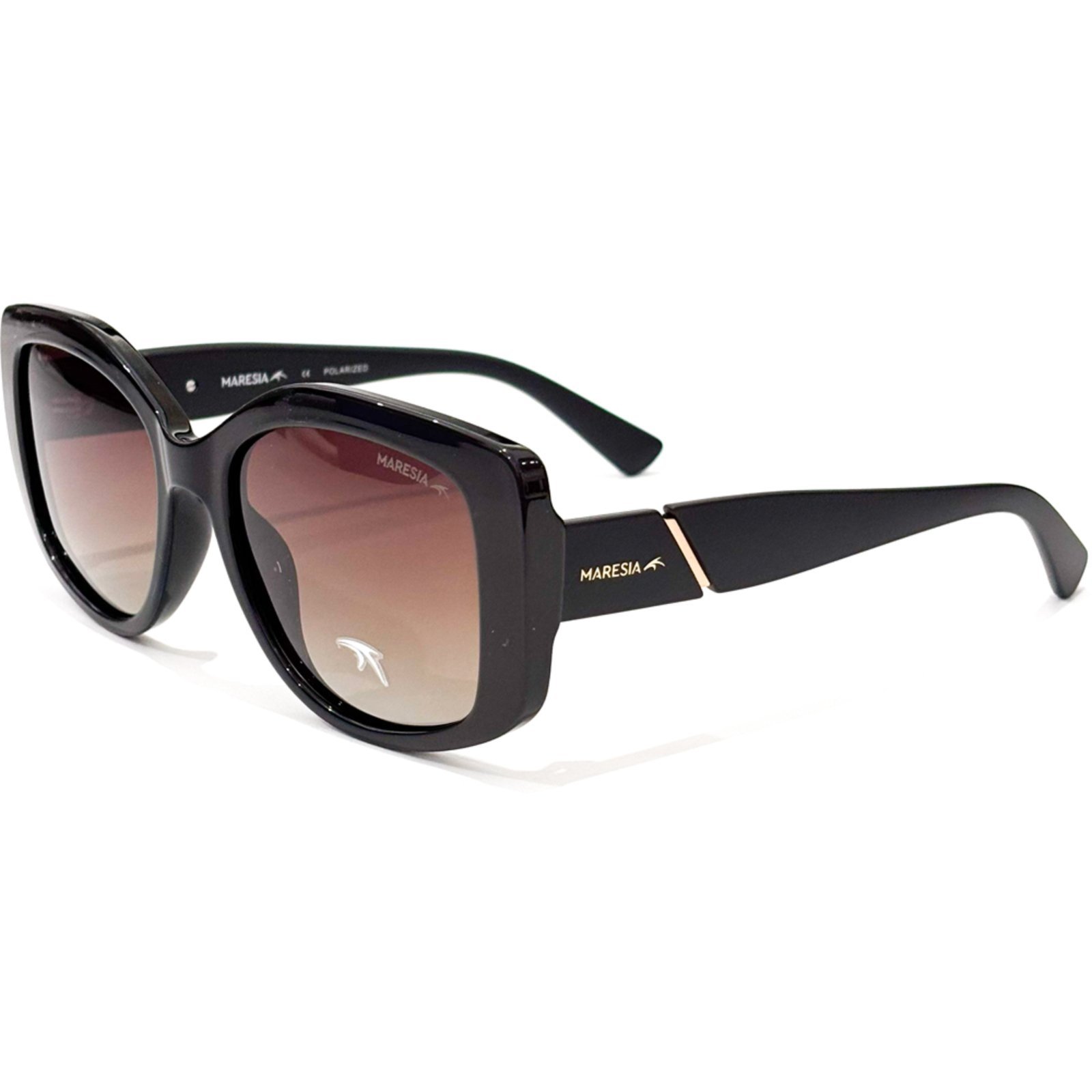 Vista 2 Óculos de Sol Maresia MRS004 C200 Polarizado Feminino marrom marrom