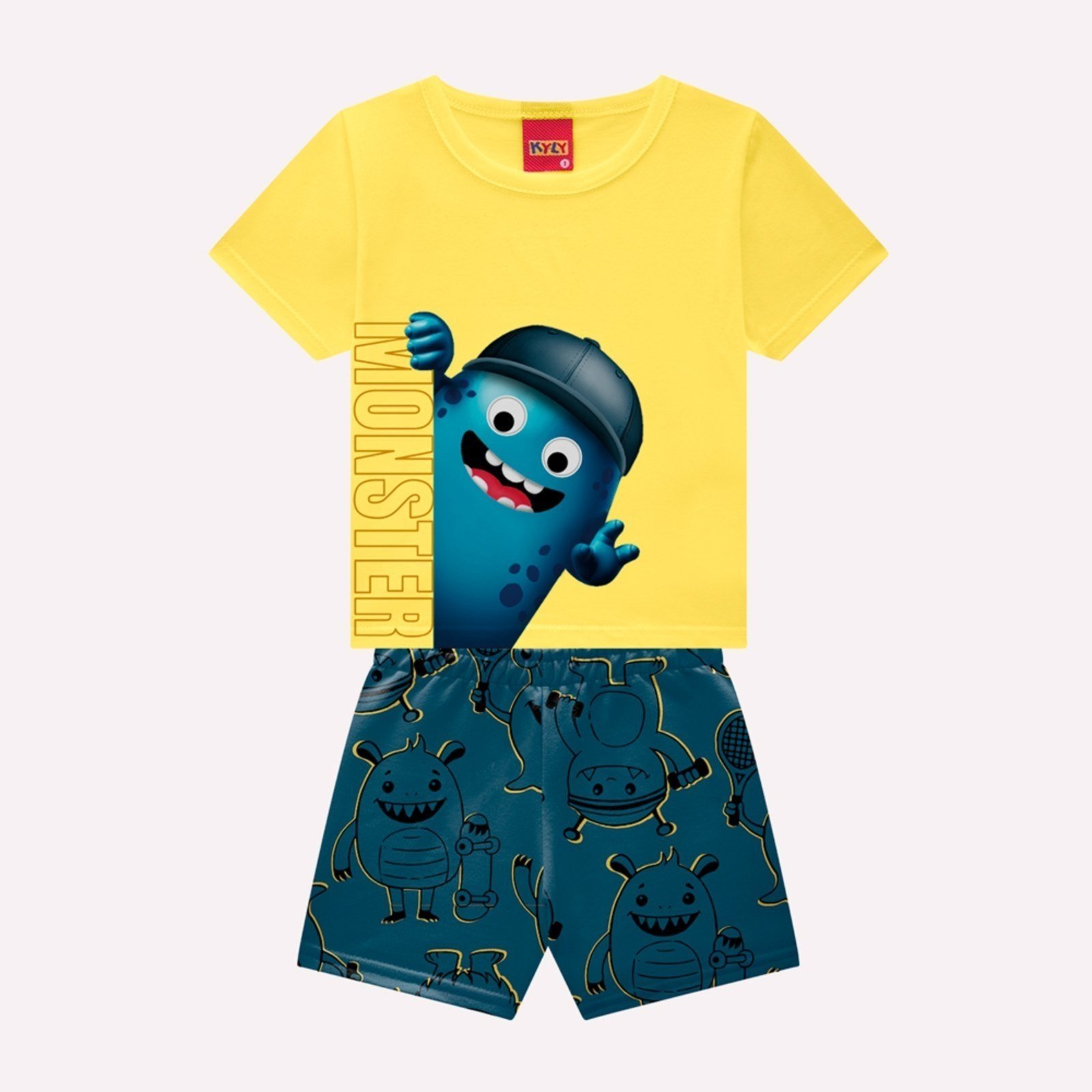 Infantil - Conjunto Menino Monstrinhos Kyly