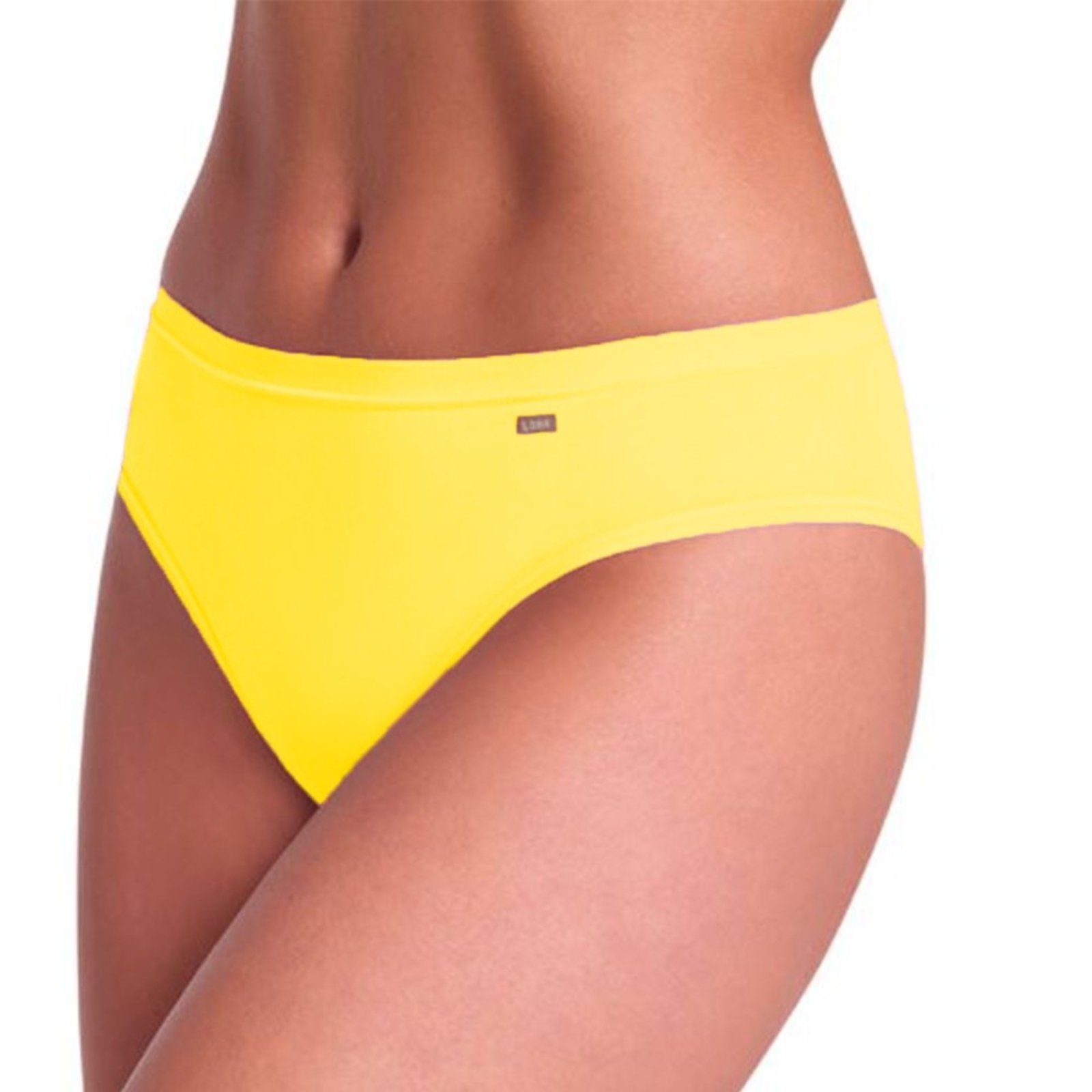 Calcinha Biquíni Loba Algodão Com Elastano Amarelo