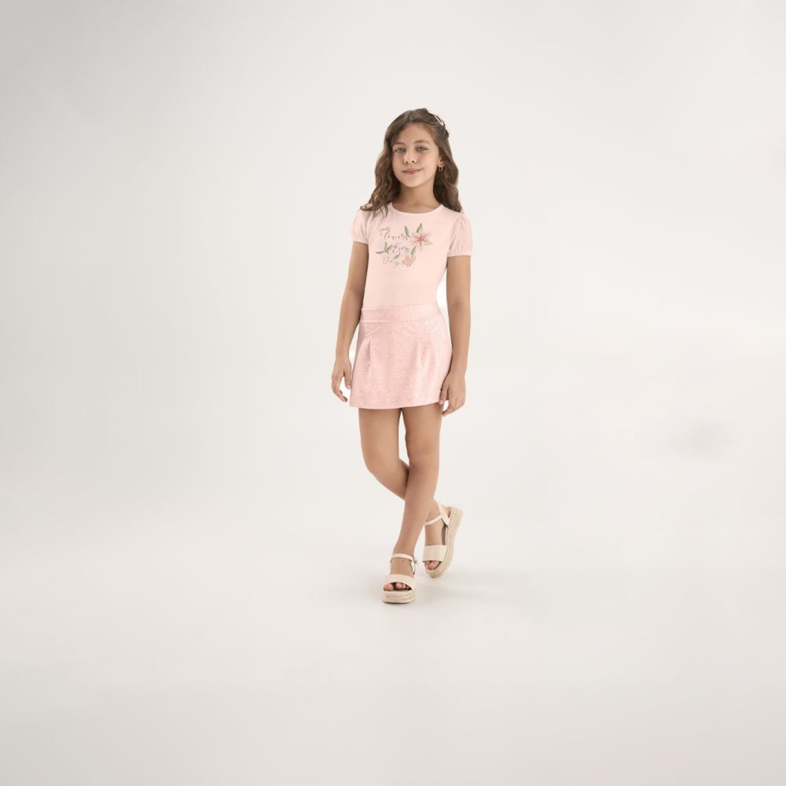 Infantil - Conjunto Rosa Pulla Bulla Menina - 53825-1298
