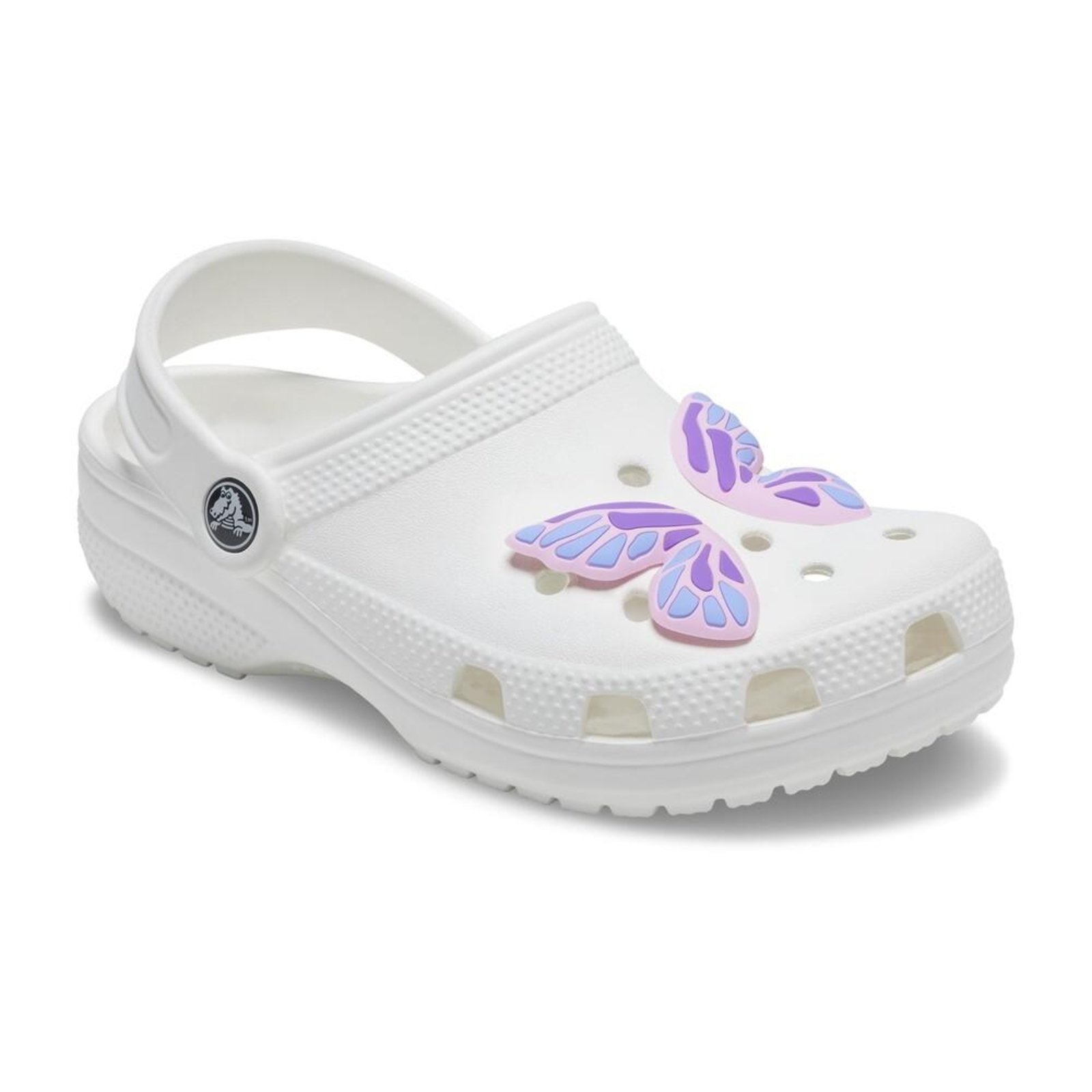 Vista 3 Infantil - Jibbitz™ Double Butterfly Crocs branco