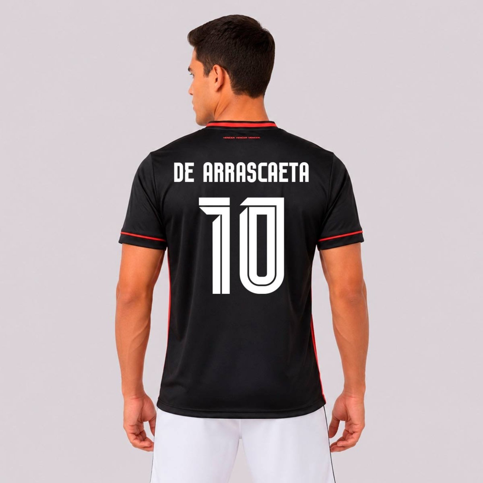 Camisa Flamengo Victory Vermelha 10 De Arrascaeta