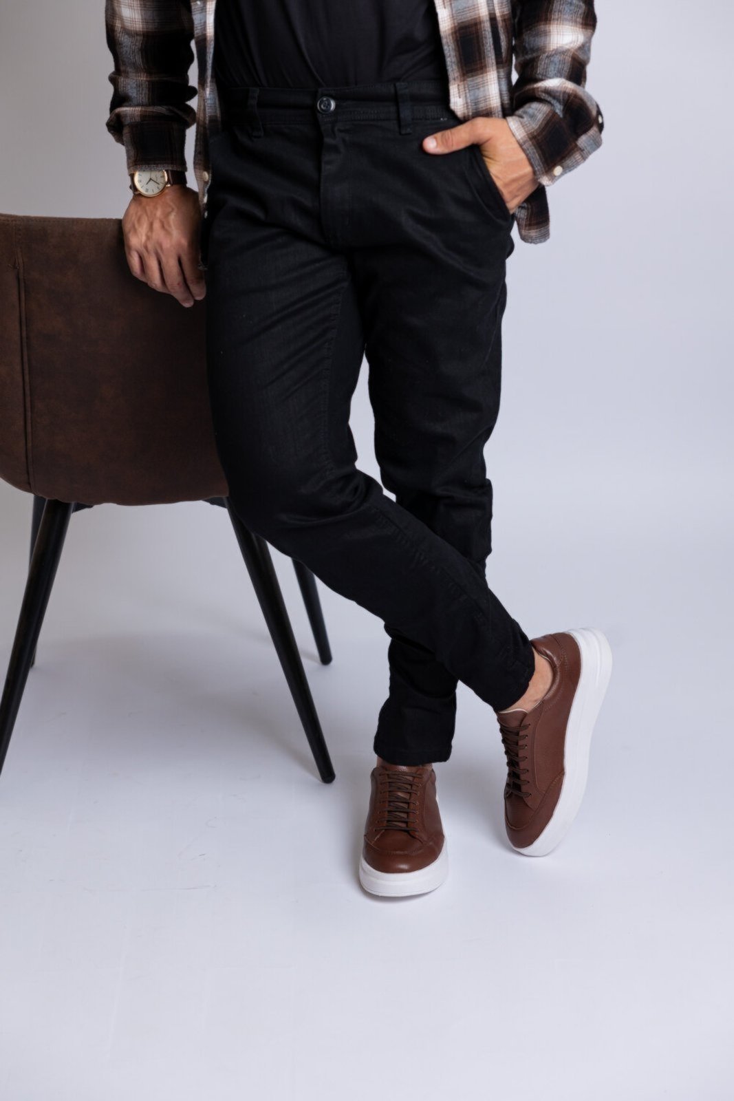 Tênis Sapatênis Casual Masculino Matteo Thezb Couro Legítimo Confortável Leve Moderno Versátil