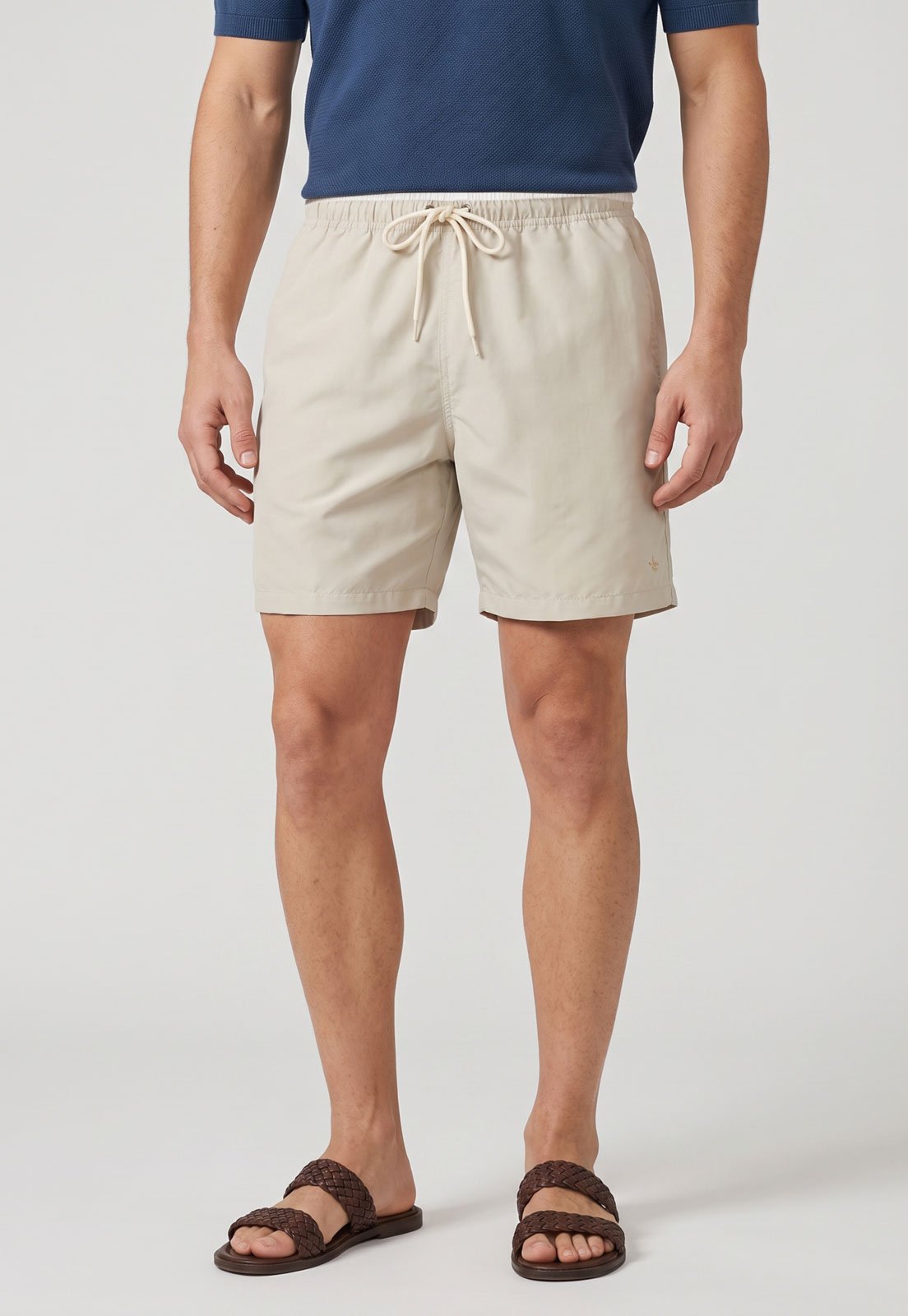 Shorts Masculino Dudalina Casual Bege