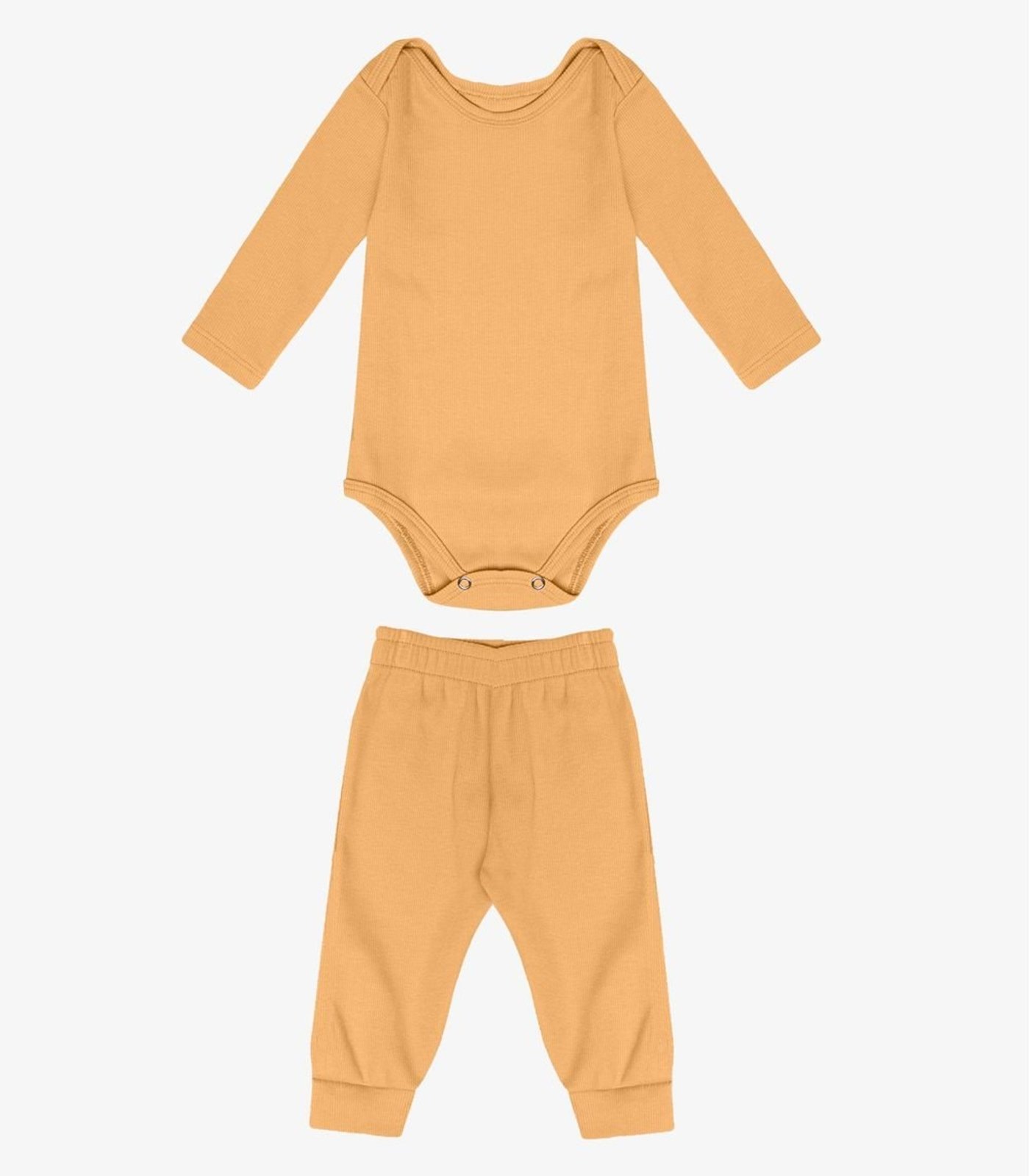 Infantil – Conjunto Body com Calça Select Amarelo