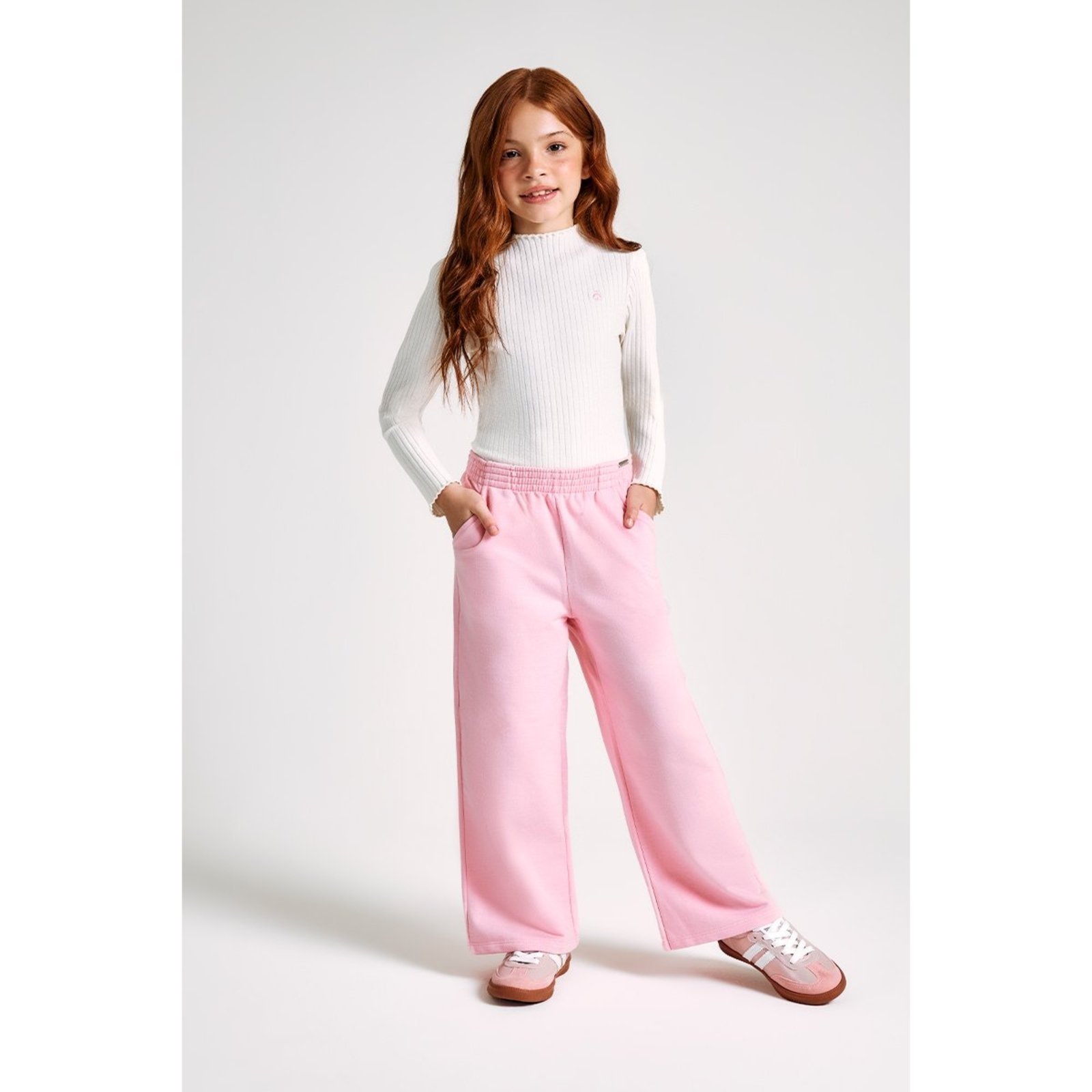 Infantil - Calça Jogger Menina em Nylon