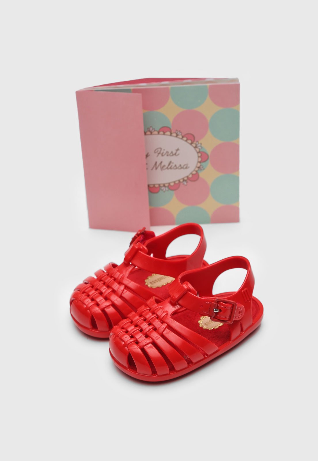 Infantil - Sandália Mini Melissa My First Possessio Vermelha