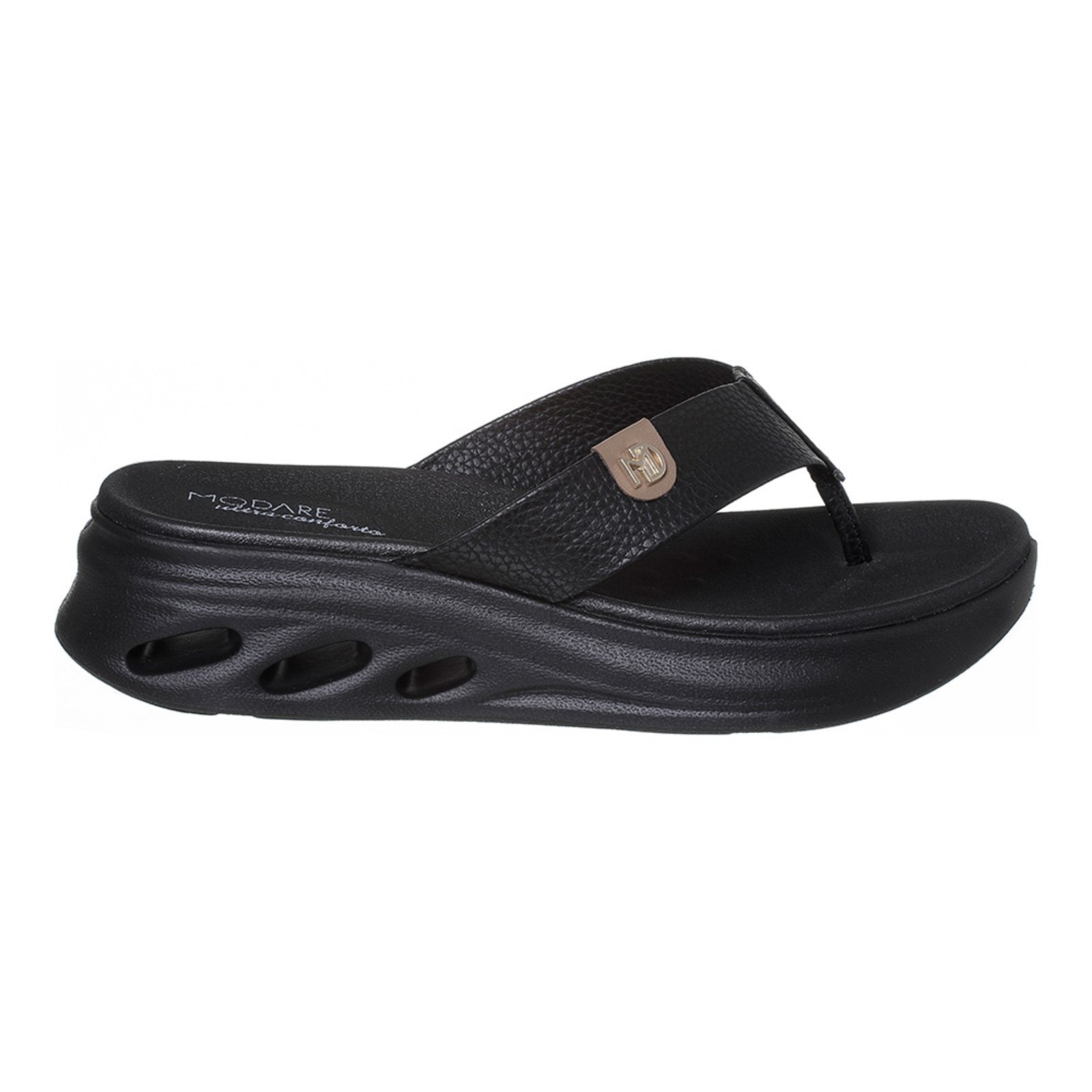 Vista 3 Chinelo Tamanco Ortopédico Feminino Modare Angipé caramelo Angipé caramelo