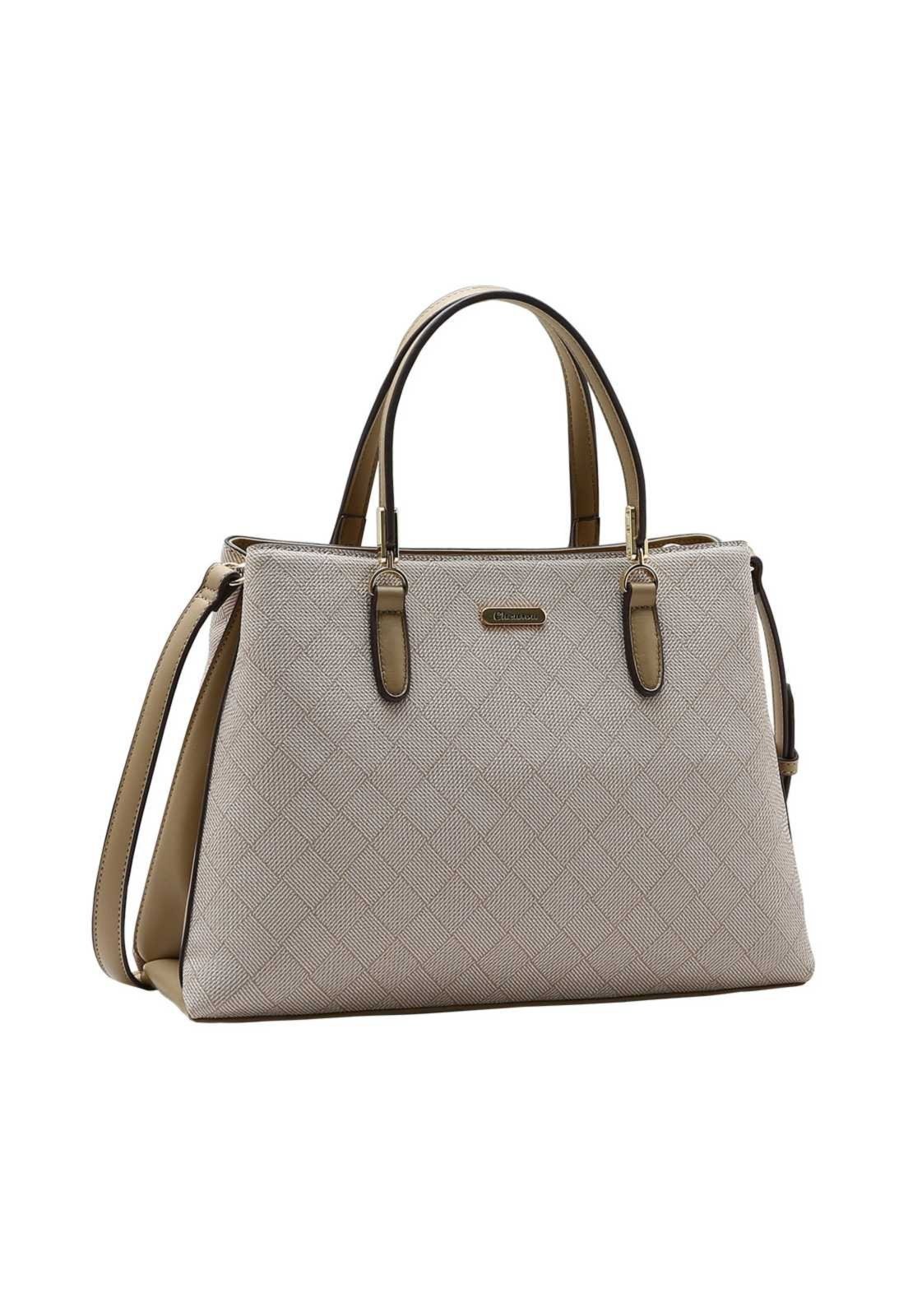 Bolsa Feminina Chenson Mão Minimalista 3485969 Bege