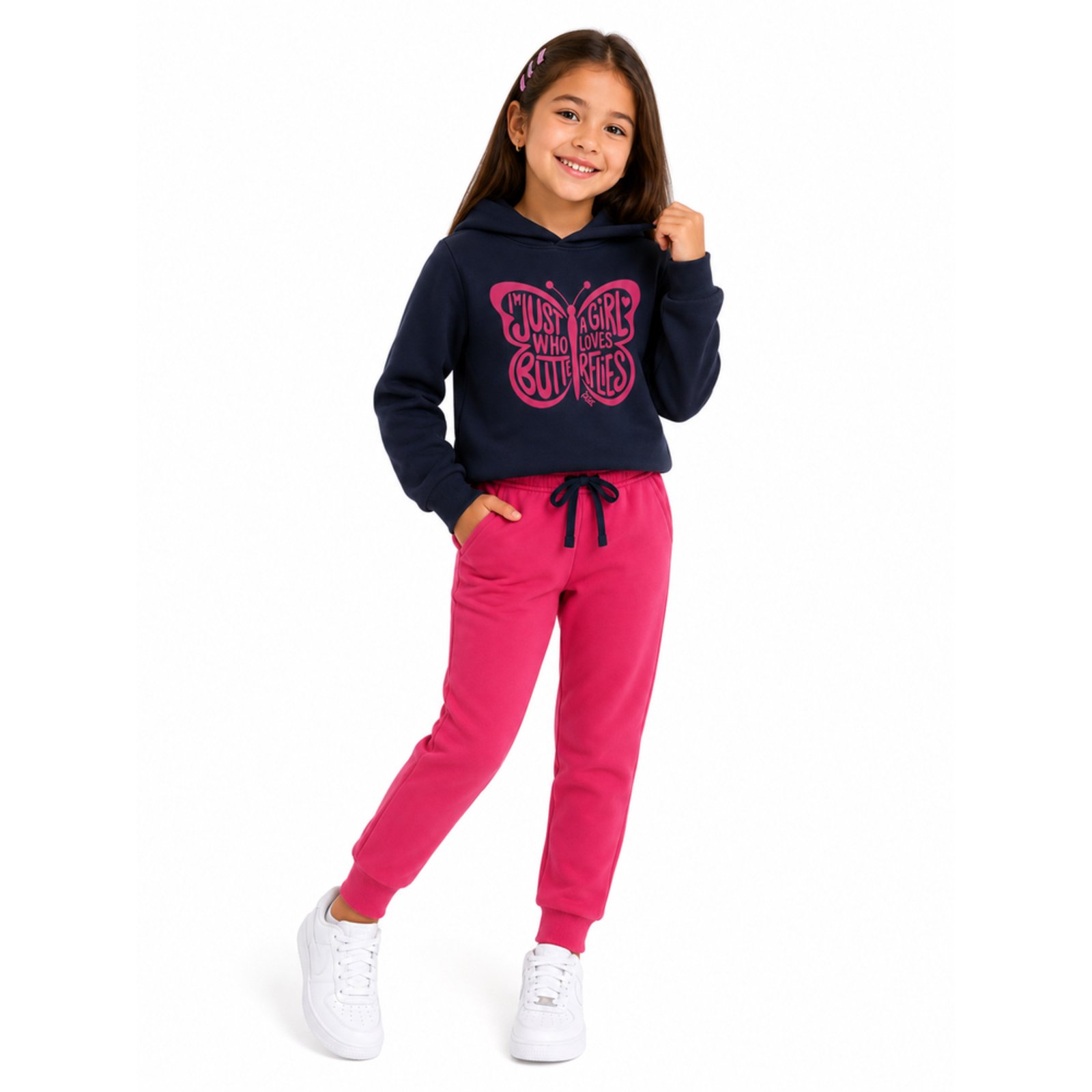Infantil - Conjunto Inverno Menina Butterflies Iaia