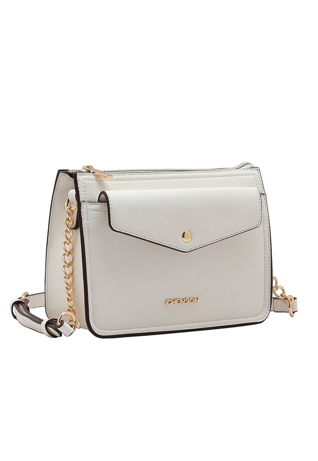 Bolsa Feminina Chenson Transversal 3485352 OFF WHITE