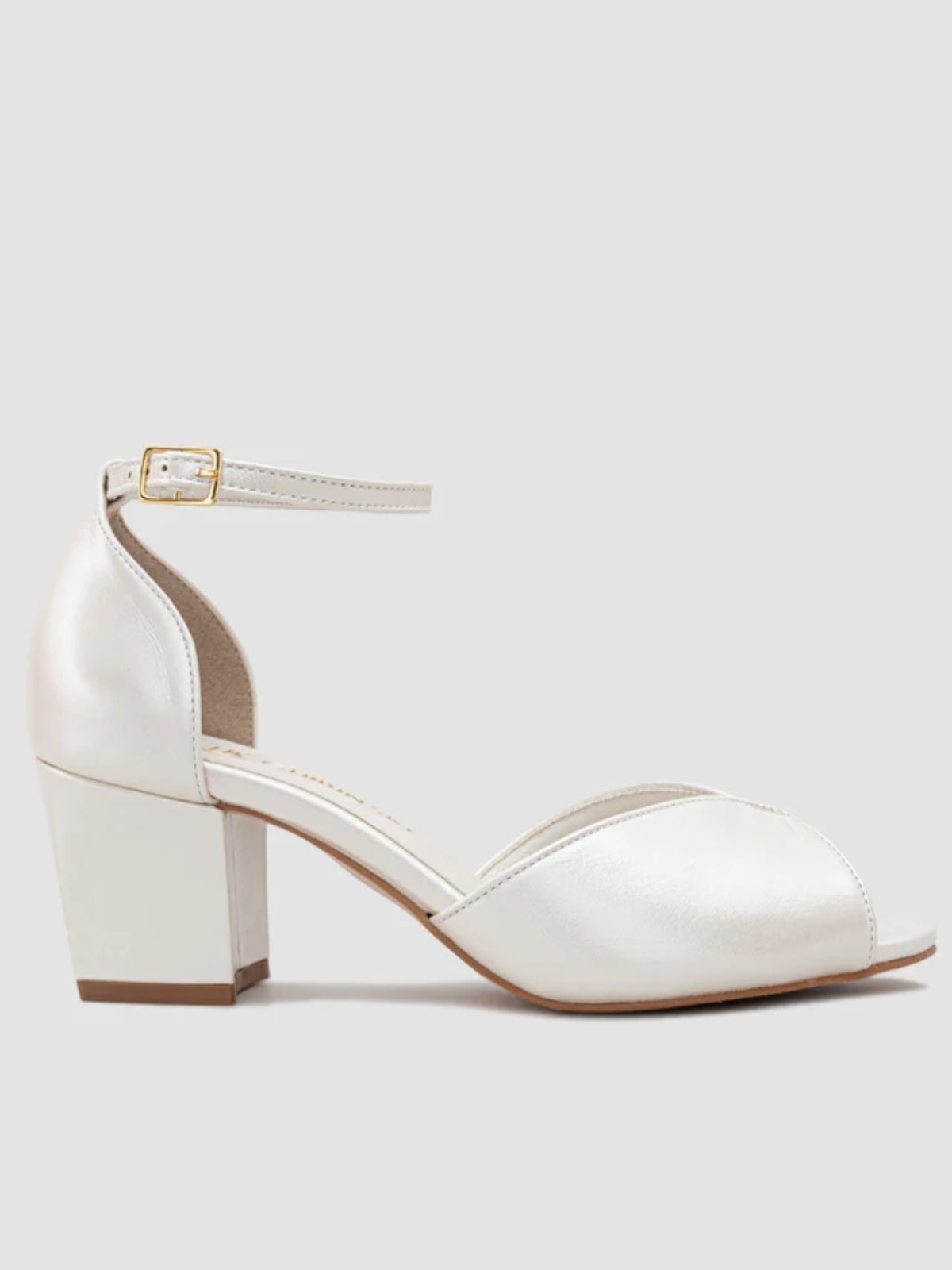 Sandália Noiva Couro Perolado CBK Off White