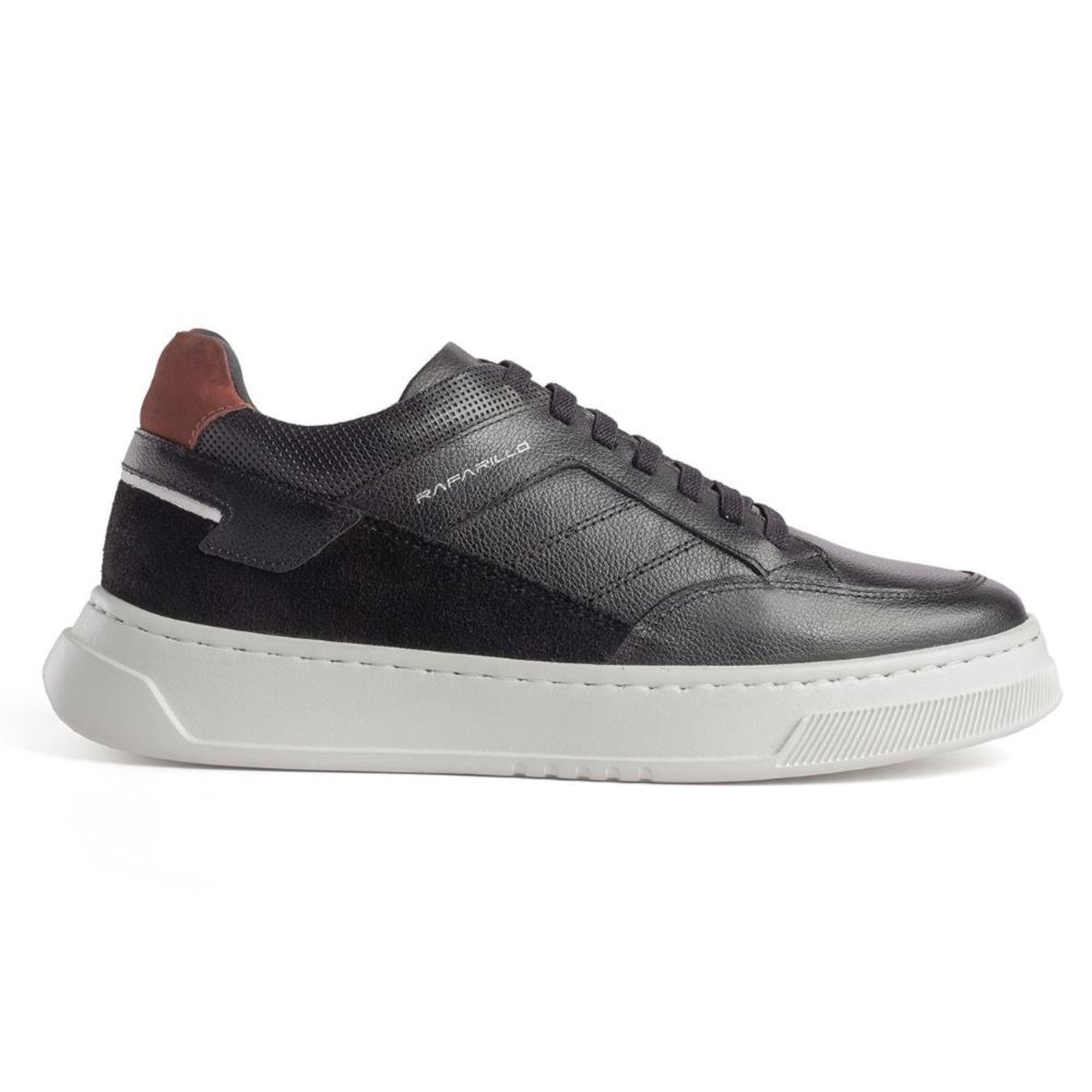 Sapatênis Masculino Couro Max Light Alth Rafarillo - Mogno - 38 Preto