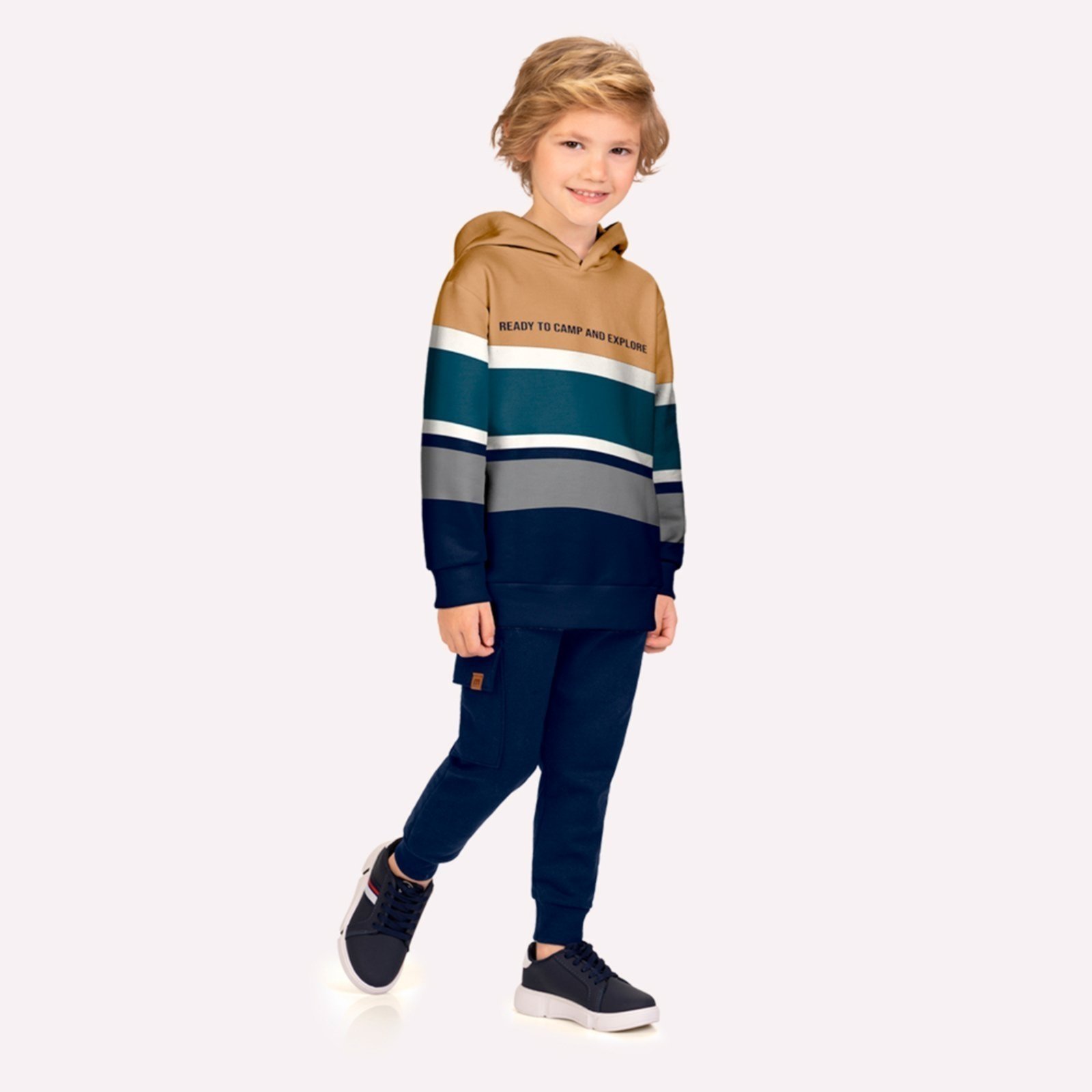 Infantil - Conjunto Menino Listras Milon