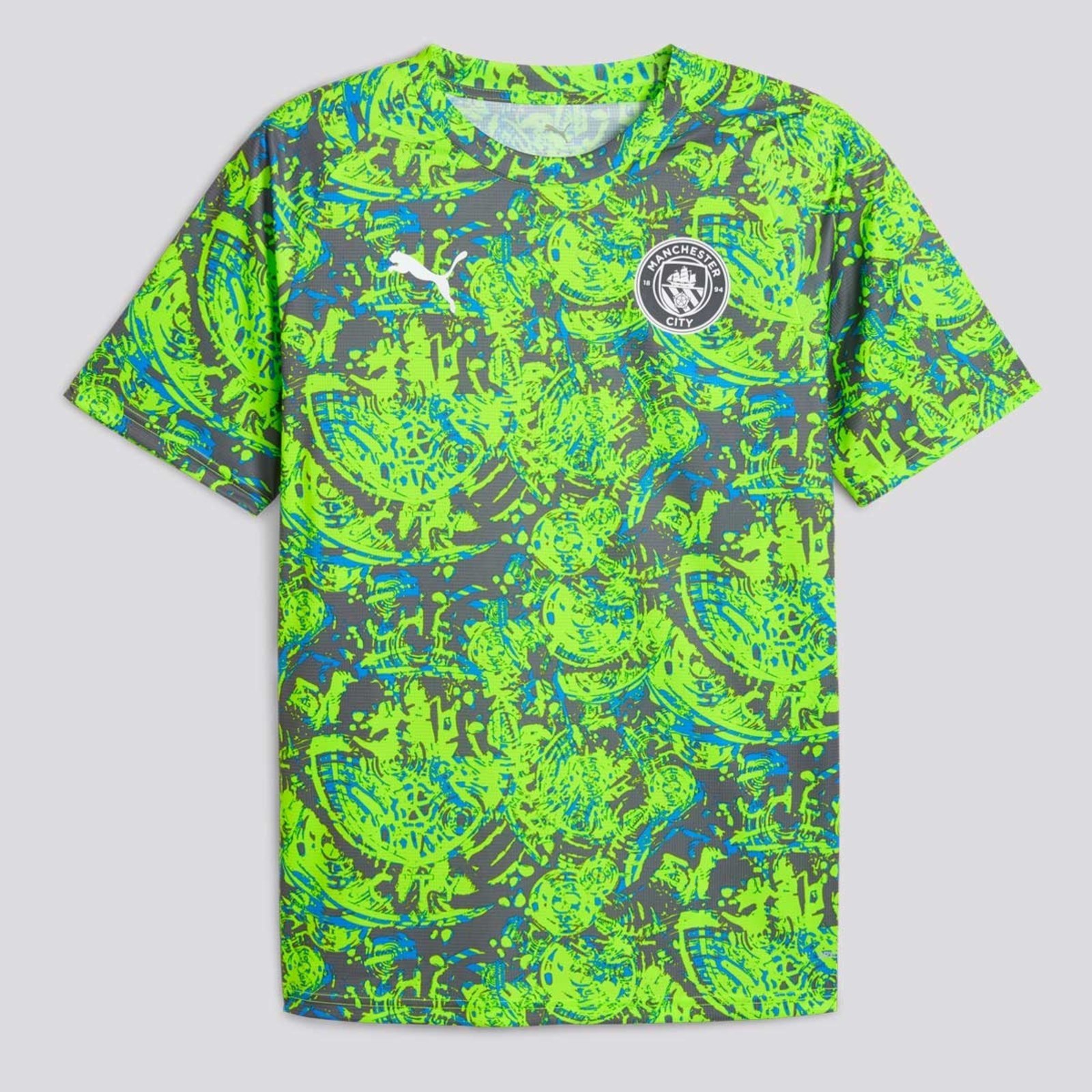 Camisa Puma Manchester City Aquecimento 2026 Verde