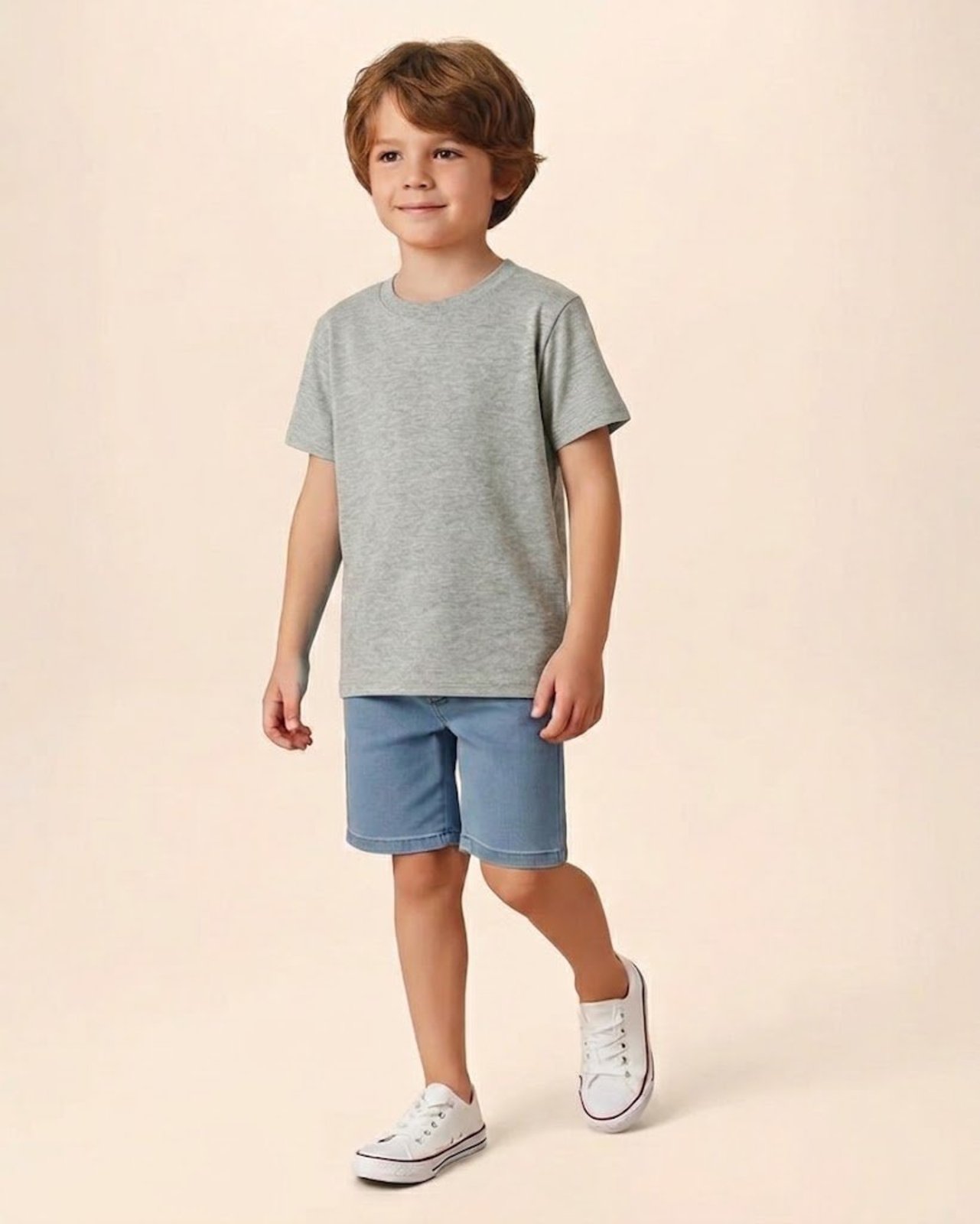 Infantil - Camiseta Menino Decote Redondo Em Algodão Malwee