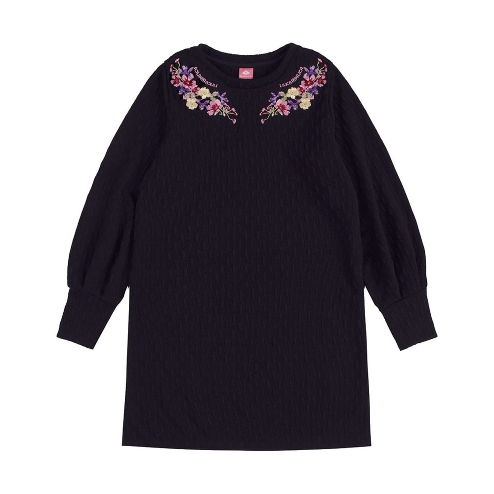 Infantil - Vestido Curto Manga Longa Tricot Menina Lilica Ripilica