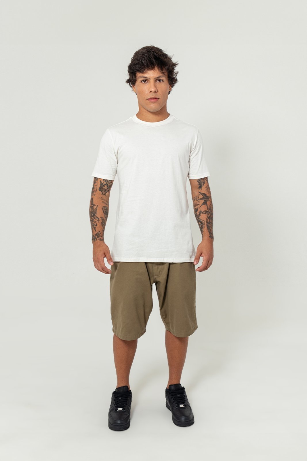 Camiseta Basic Casual Brunx Ind – Off White