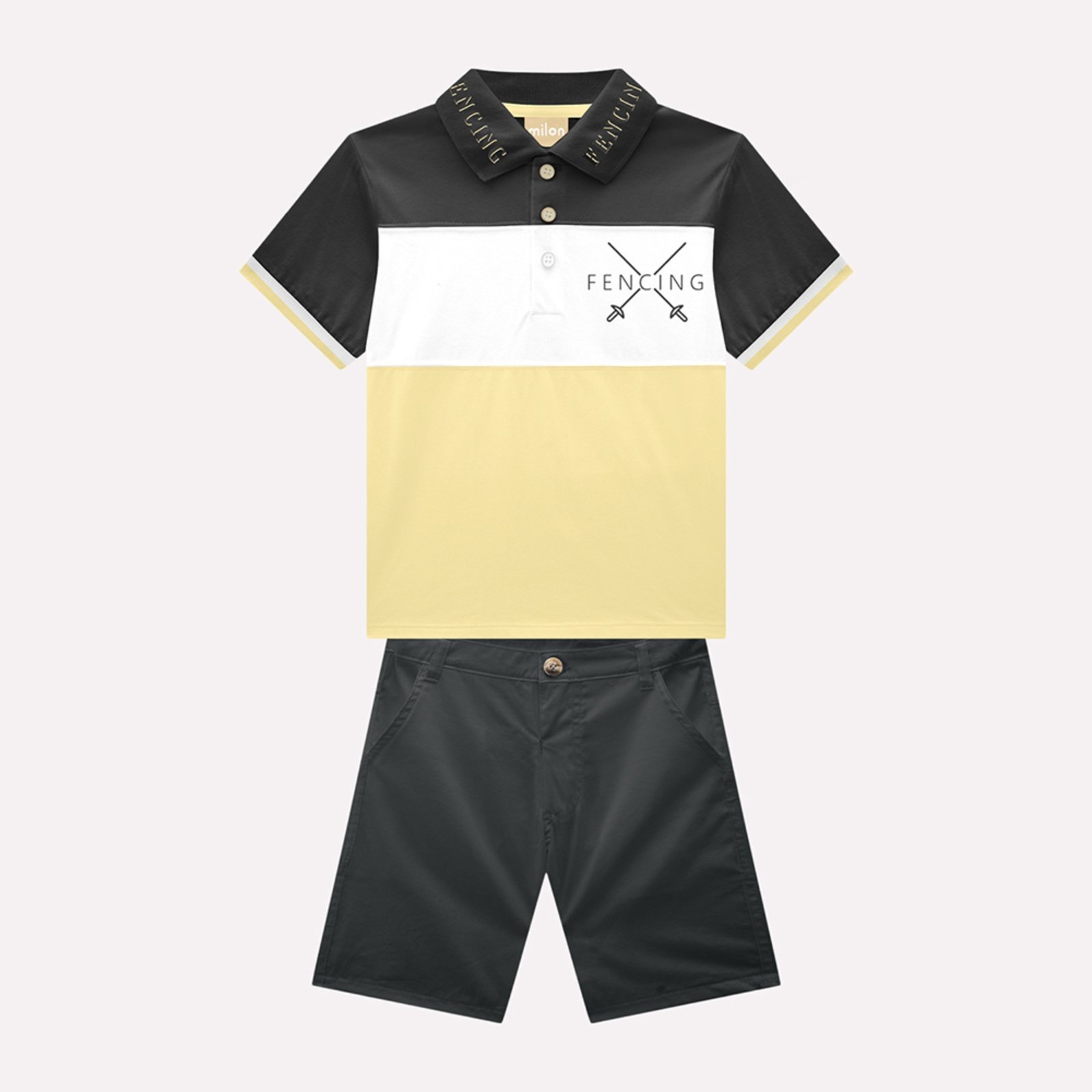 Infantil – Conjunto Menino Bordado Milon