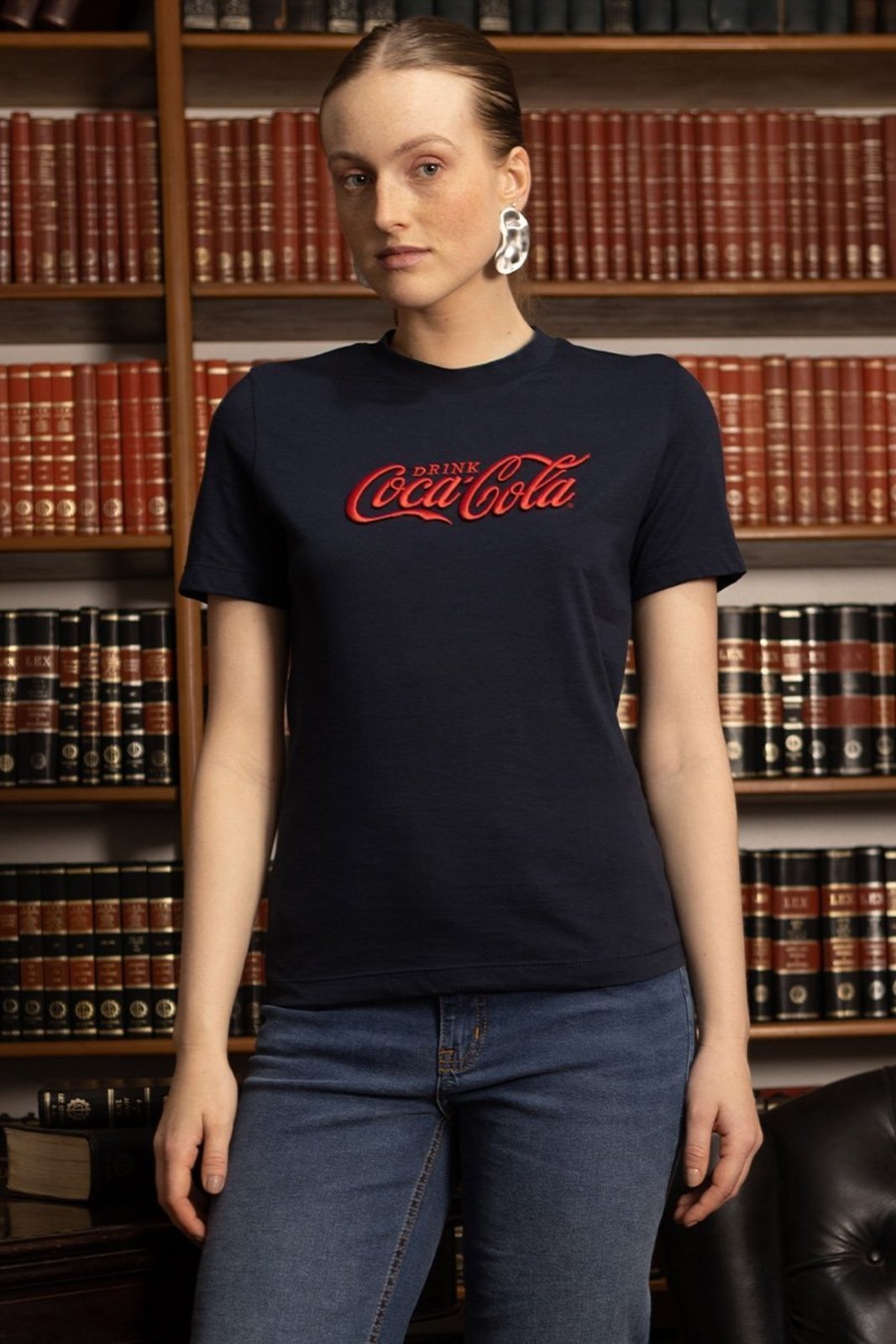 Camiseta Bordado Drink Coca-Cola