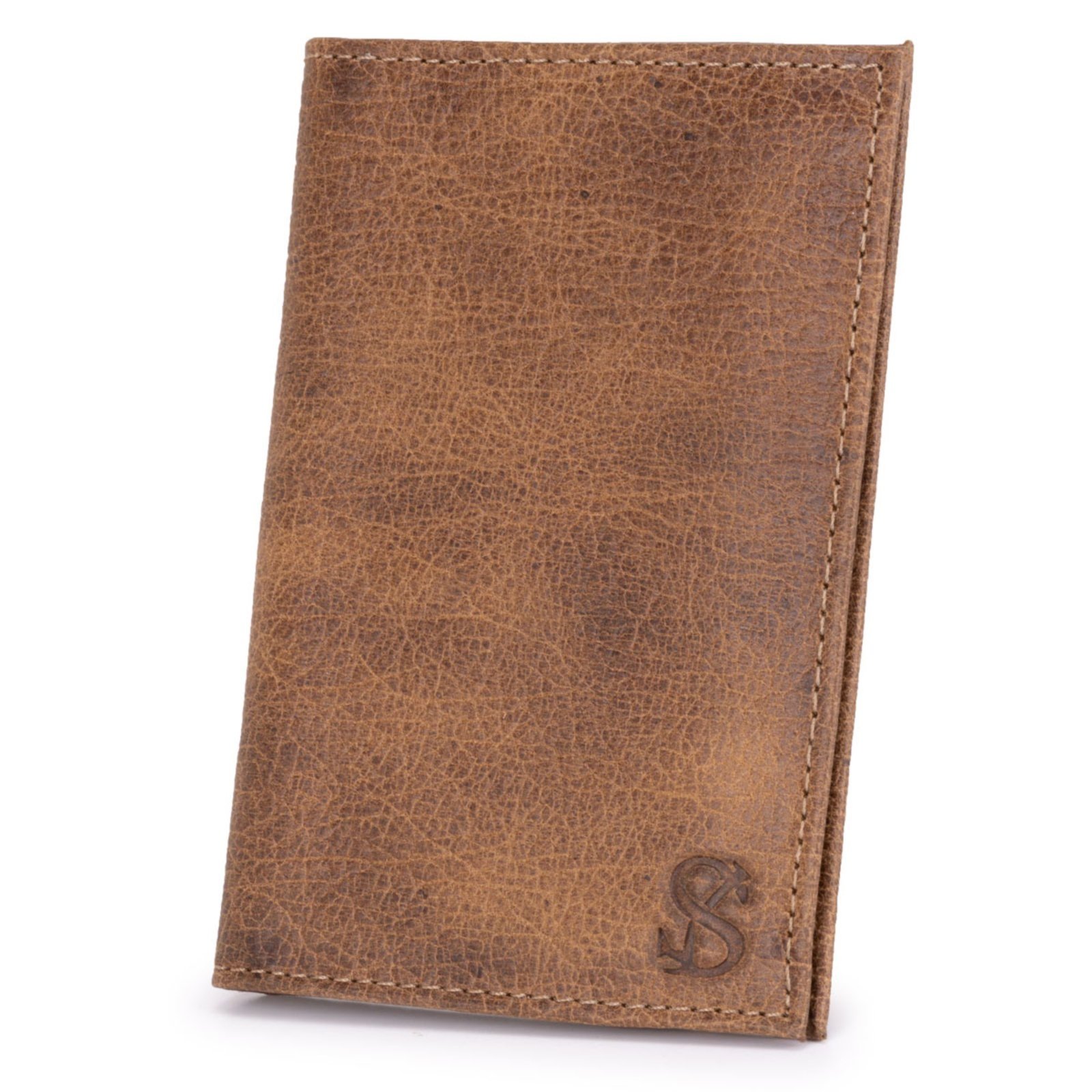 Porta Cnh Crlv Slim Masculino Em Couro De Alta Qualidade ello griff Marrom
