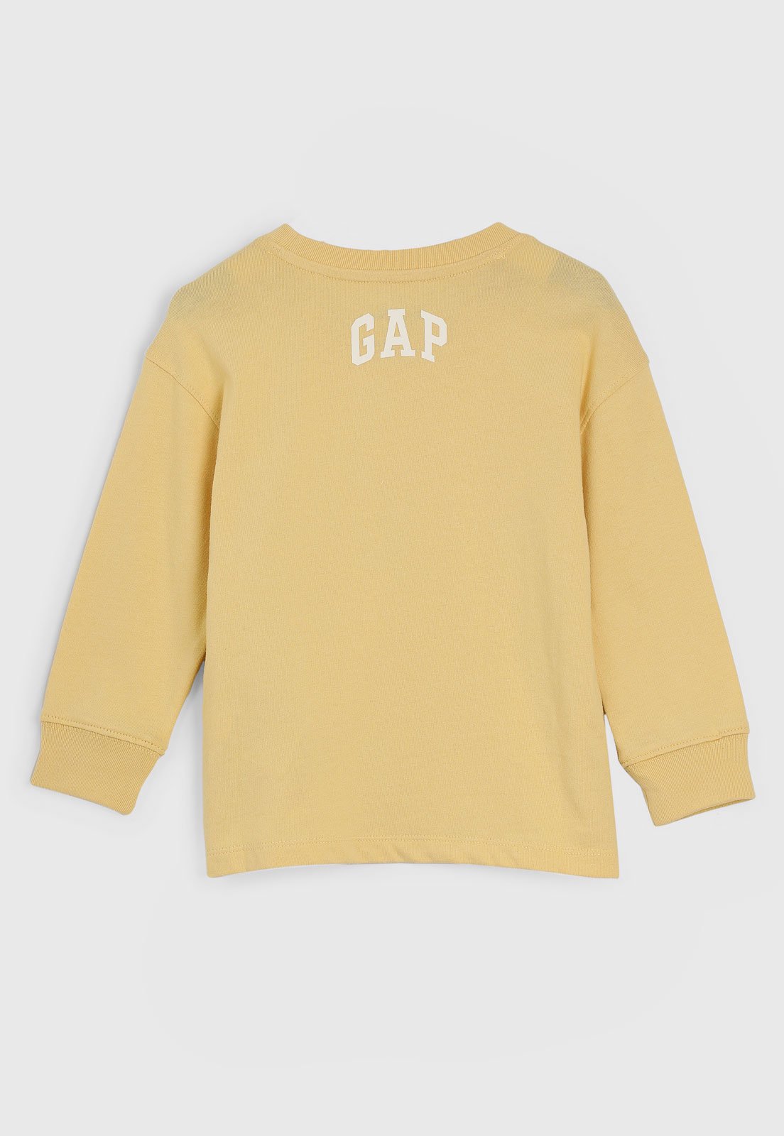 Vista 3 Camiseta Manga Longa GAP Simba Amarela amarelo GAP amarelo