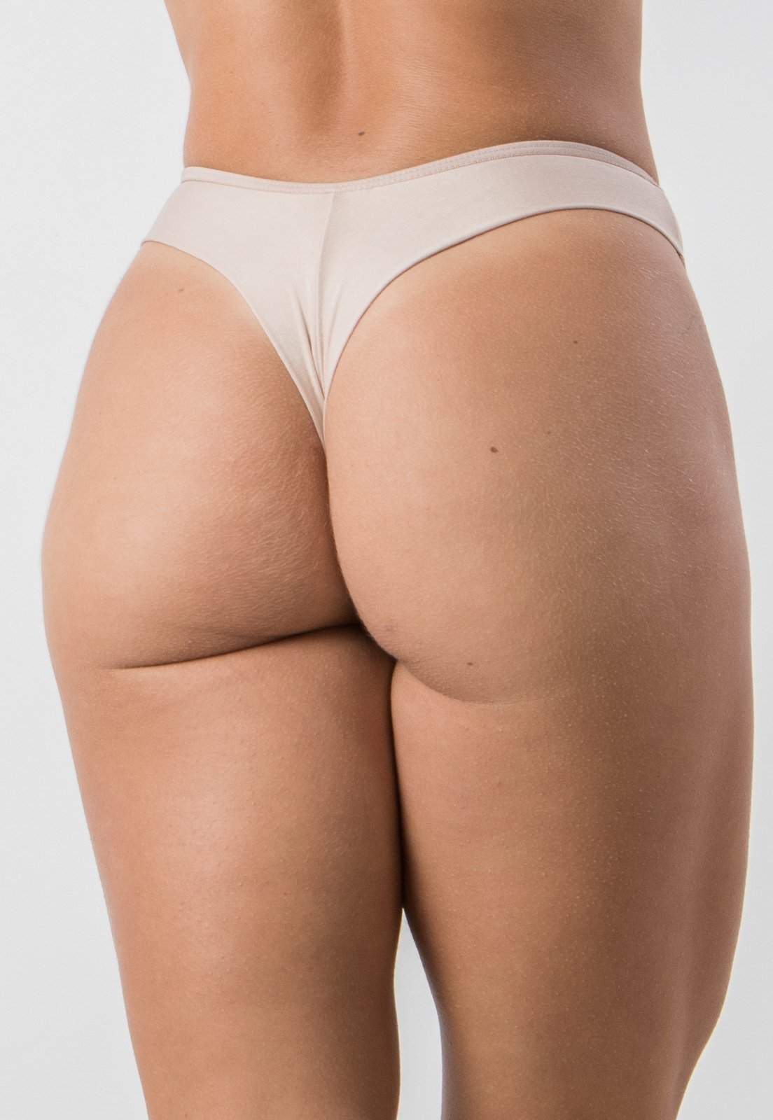 Kit 3 Calcinhas Fio Duplo Linha Noite Tanga Micro Bege