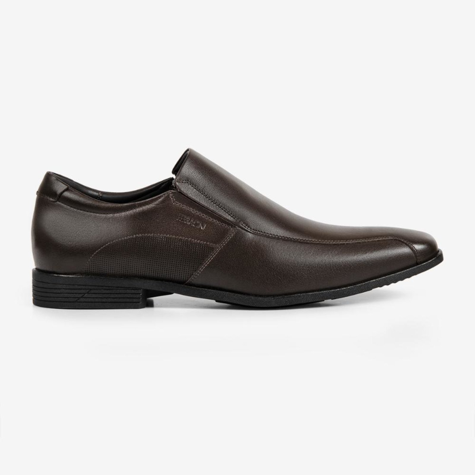 Sapato Masculino Couro Legítimo Ferracini Casual London Antiderrapante Conforto 4461-281H Marrom
