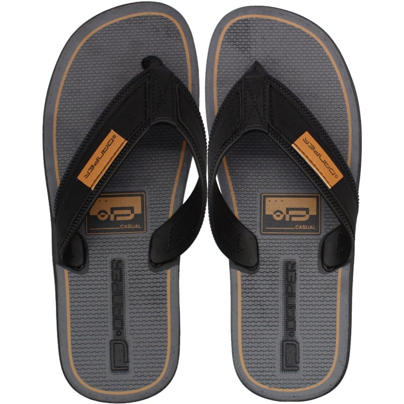 Chinelo De Dedo Danper Moscou Tiras Largas Masculino