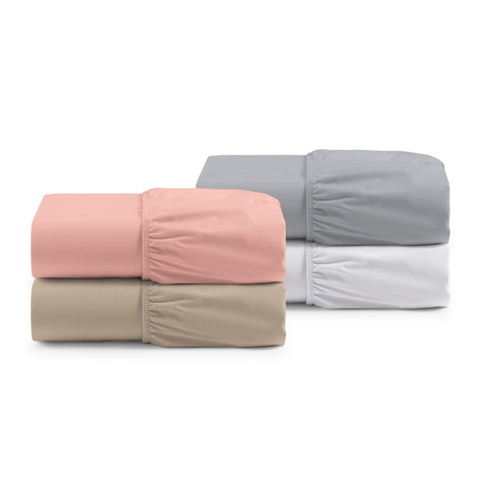 Kit Lençol Casal Cintilante com Elástico 4 Unidades - Varias Cores - 100% Algodão