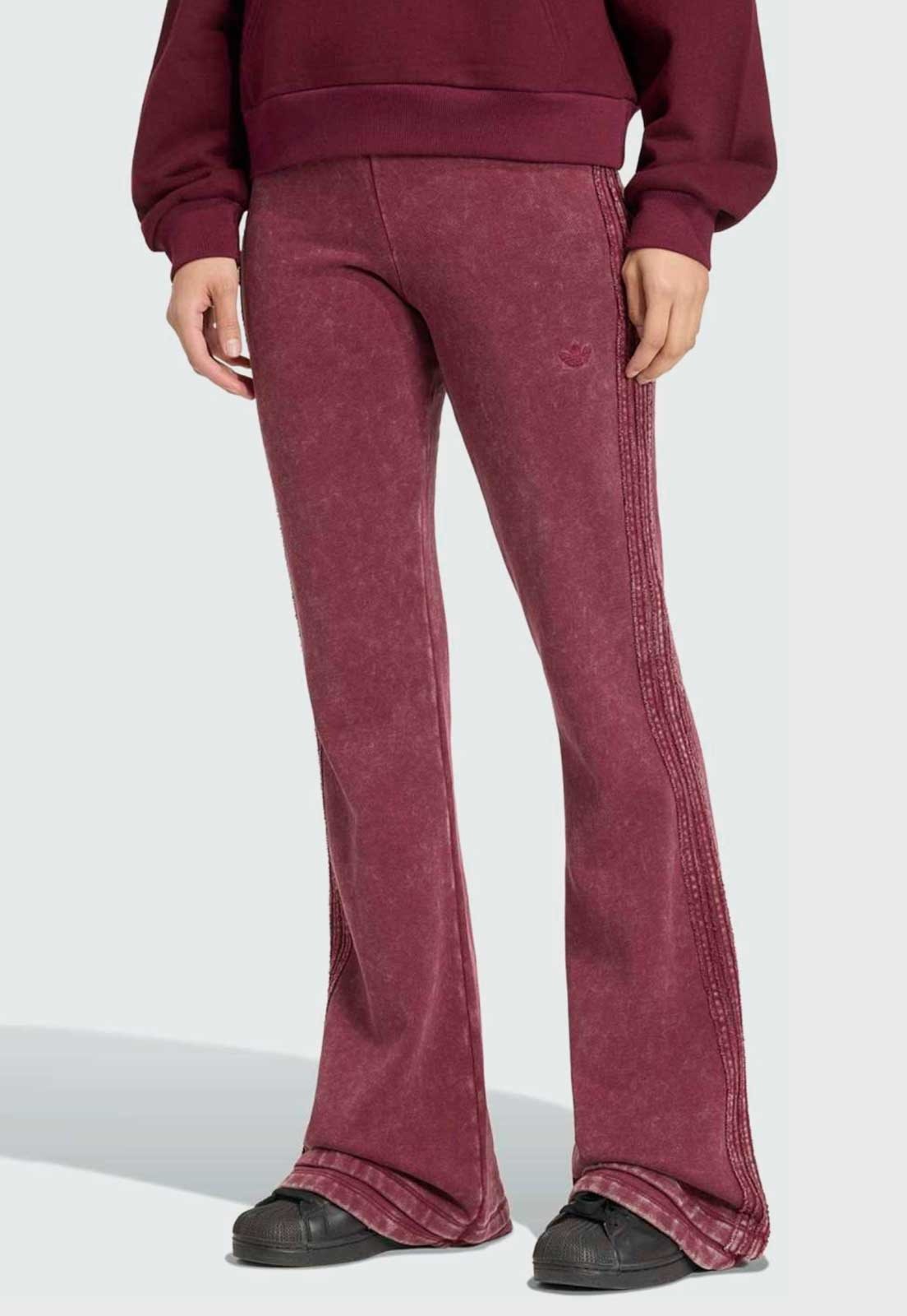 Calça Feminina adidas Originals Flare SST BCT Vinho