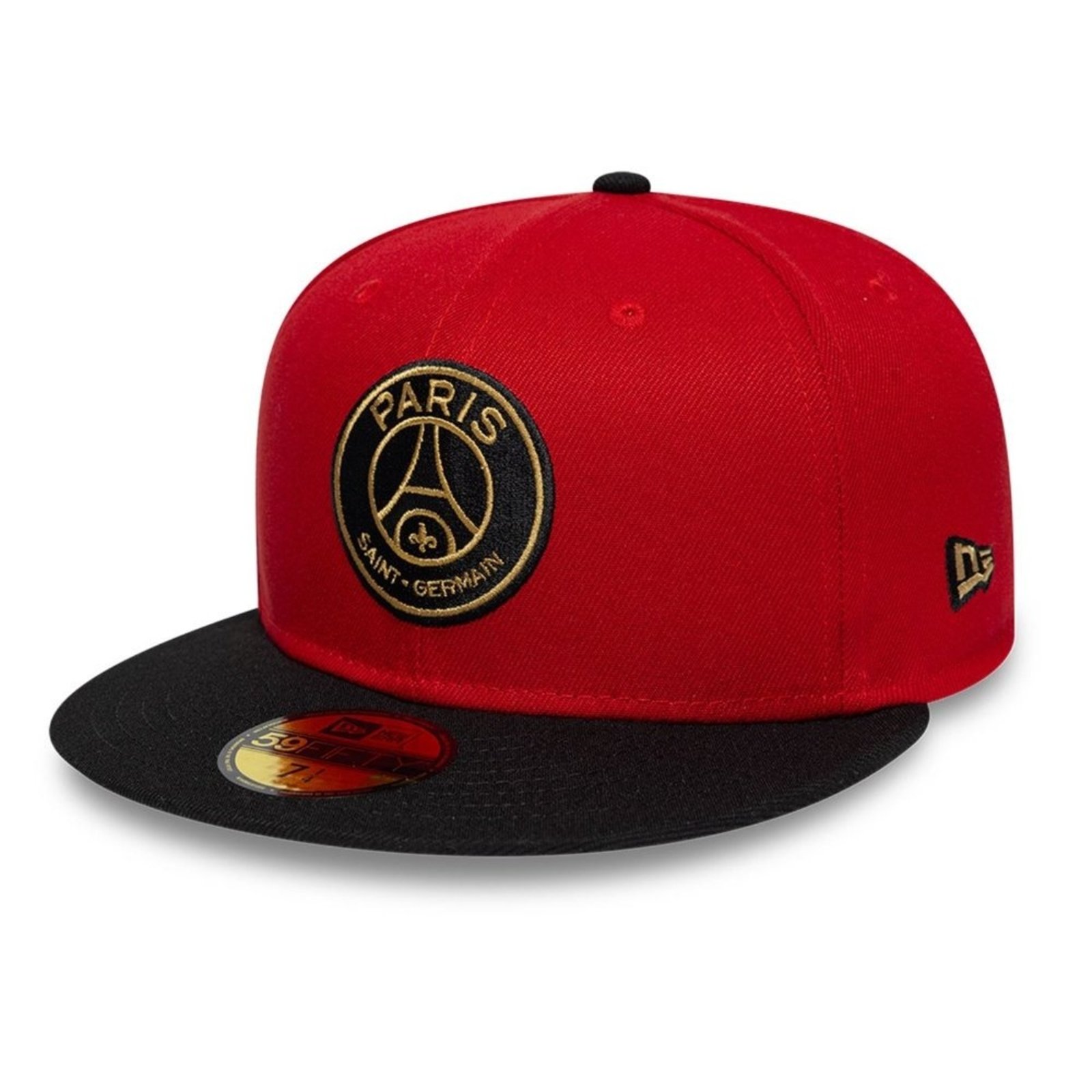 Bone New Era 59FIFTY Paris Saint Germain Vermelho