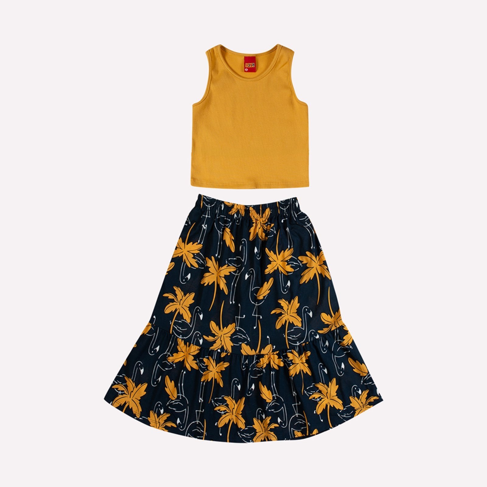 Infantil – Conjunto Menina Flamingos Kyly