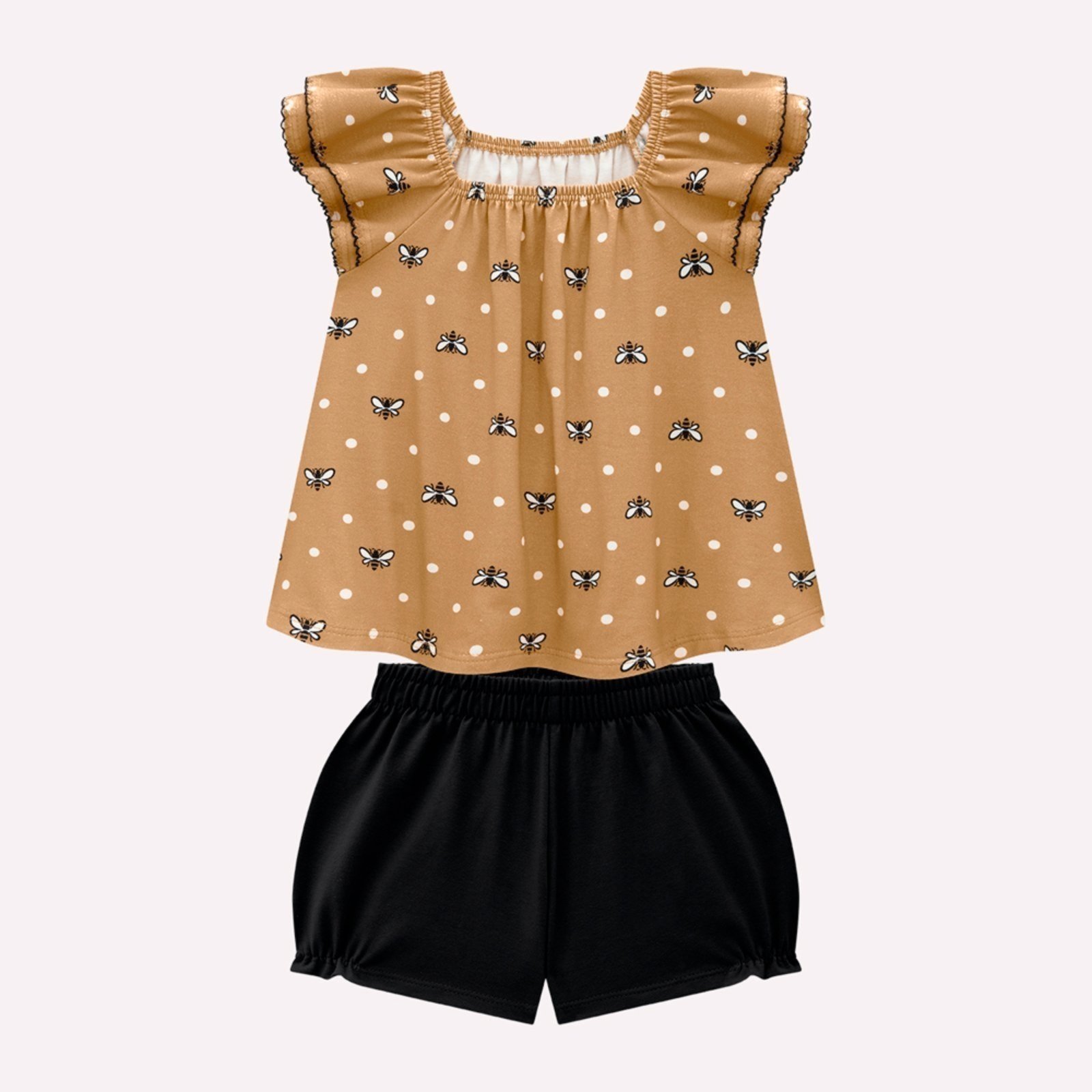 Infantil - Conjunto Menina em Cotton Milon