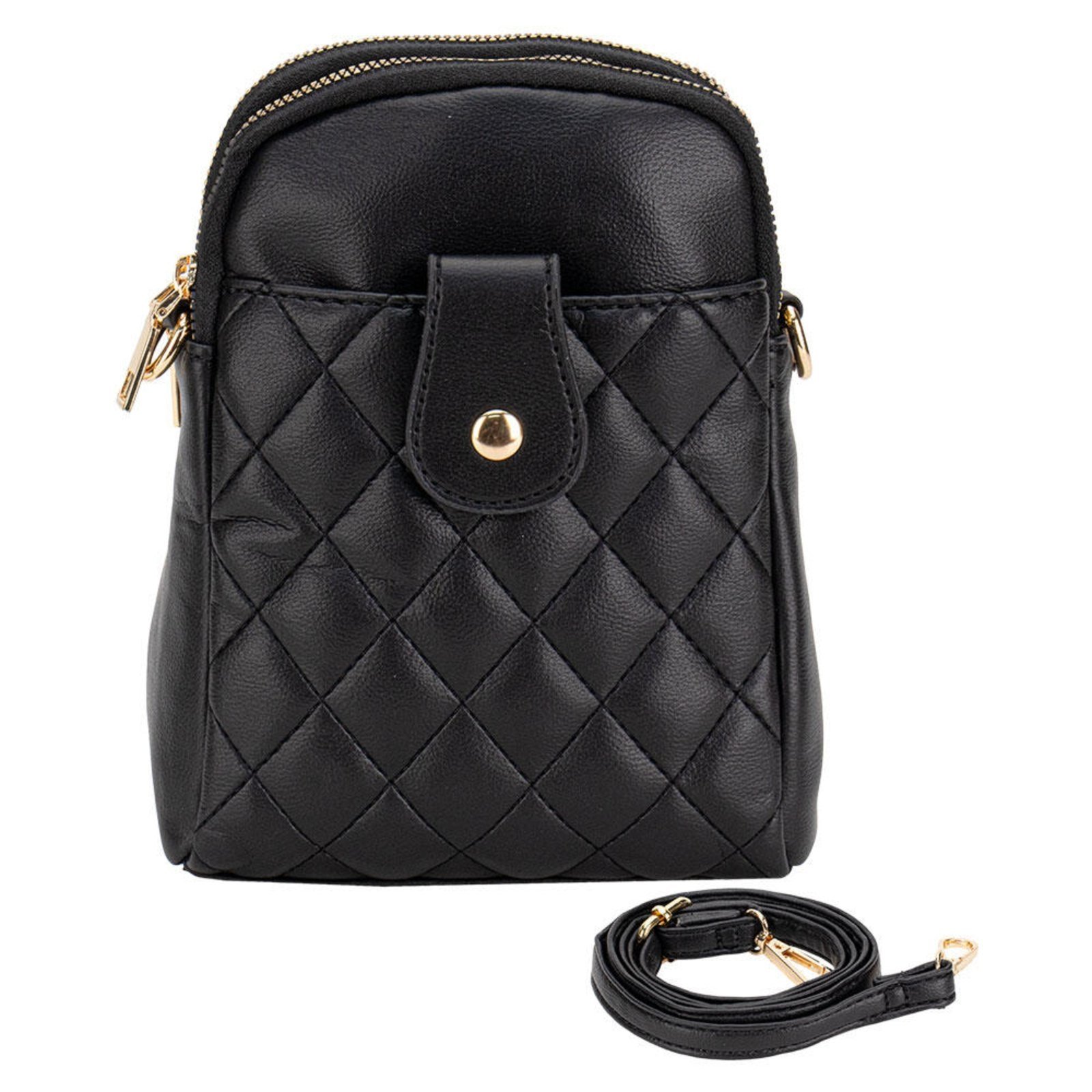 Bolsa Feminina Transversal Fuseco Wbft81007 A7938107 Preto