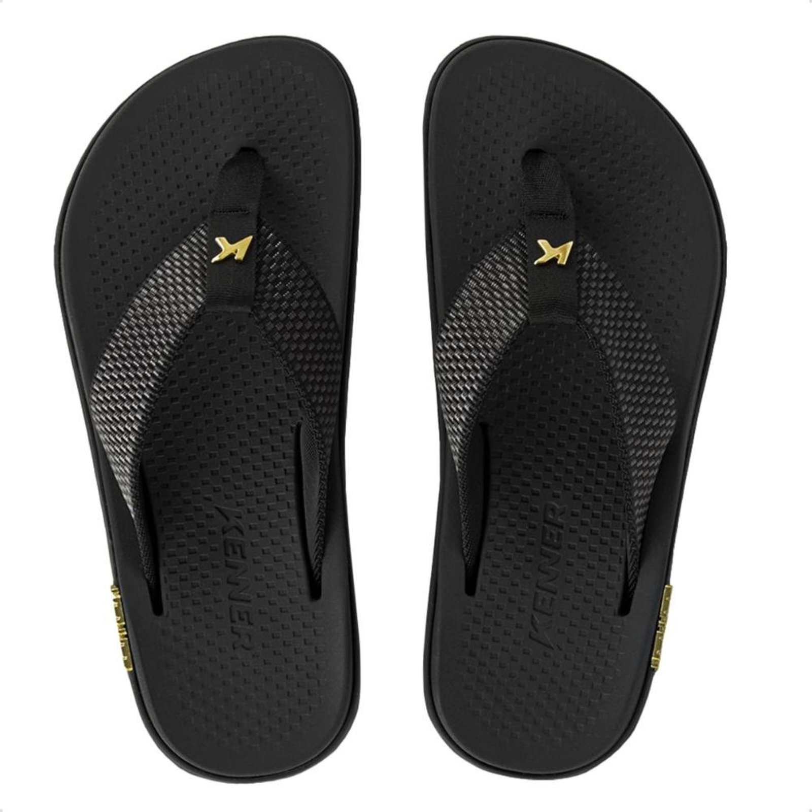 Chinelo Kenner Masculino Kivah Pro Dots Preto