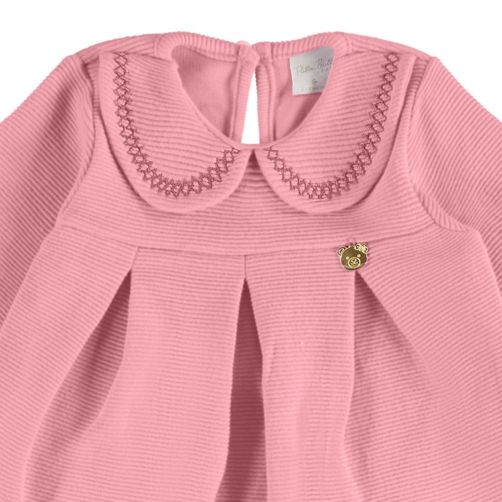 Infantil - Vestido Rosa Pulla Bulla Menina - 55119-1052