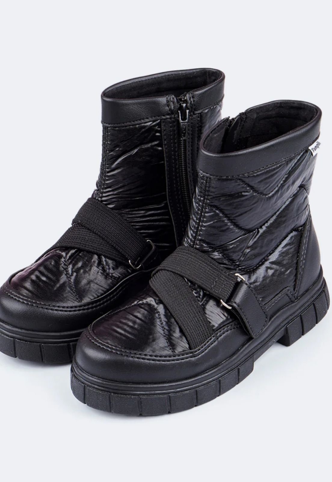 Vista 2 Infantil - Bota Coturno Feminina Lucky Matelassê Preta 25 PKT preto PKT preto