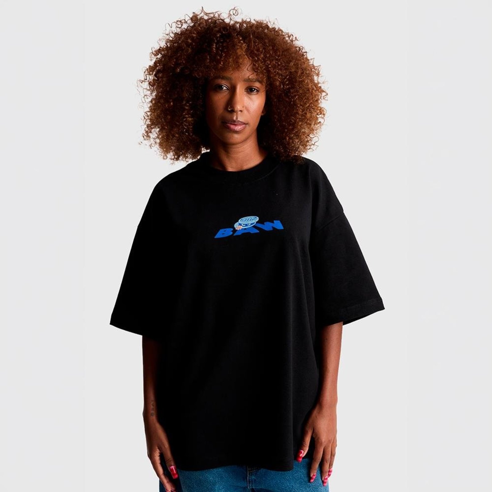 Camiseta Oversized City Rush Preto