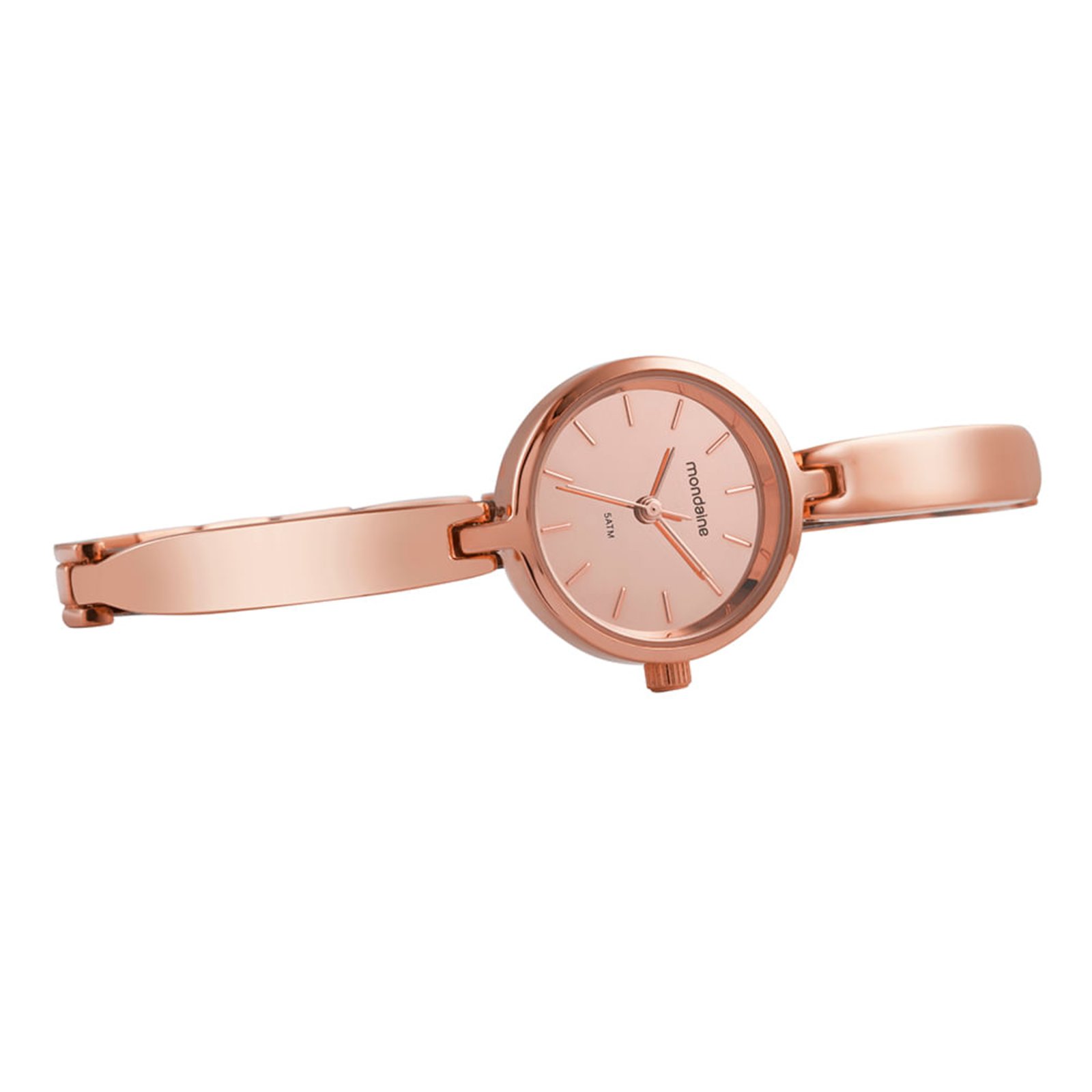 Vista 3 Relógio Feminino Bracelete Espelhado Rosé Mondaine rosa rosé Mondaine rosa rosé