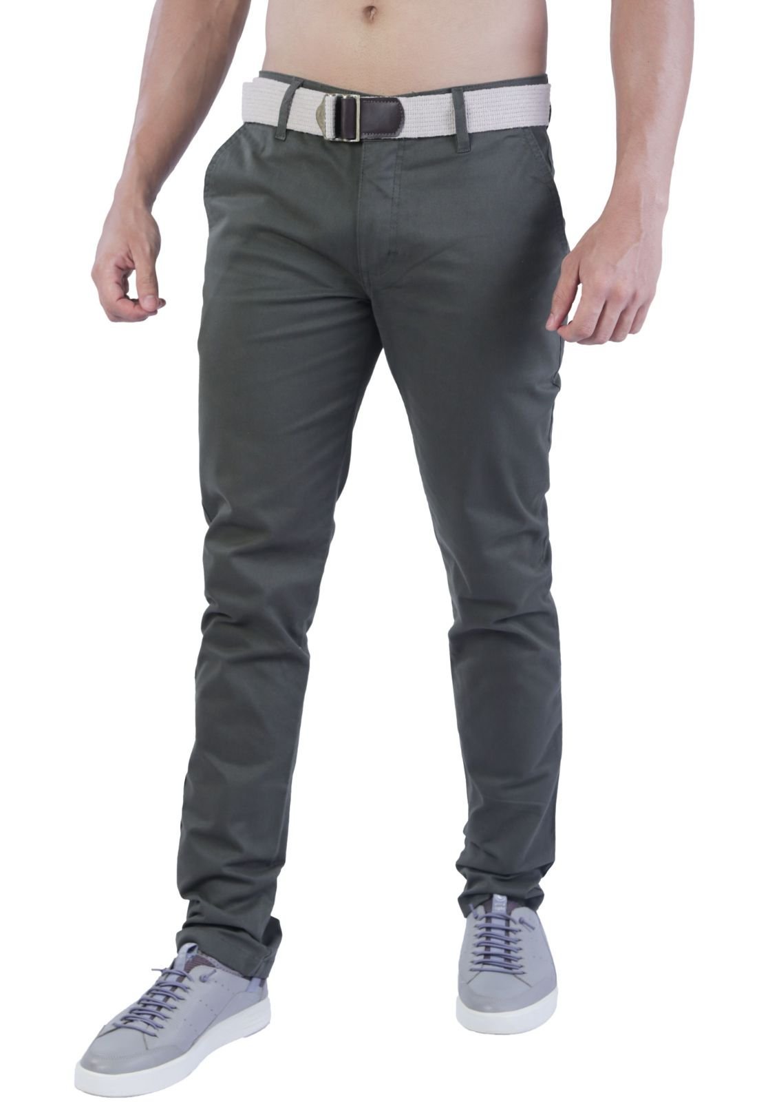 Calça Masculina Amil Sport Fino Brim Com Elastano 1788