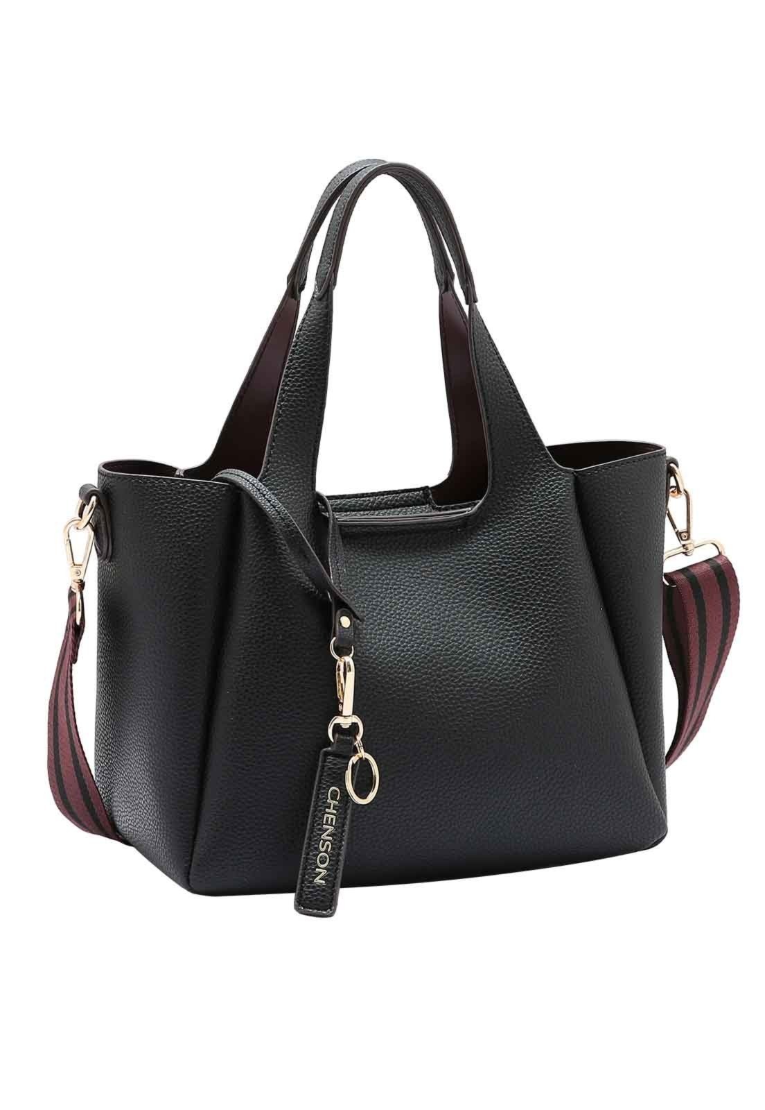 Kit Bolsa Feminina + Necessaire Chenson Original Casual Chic Mão 3485007