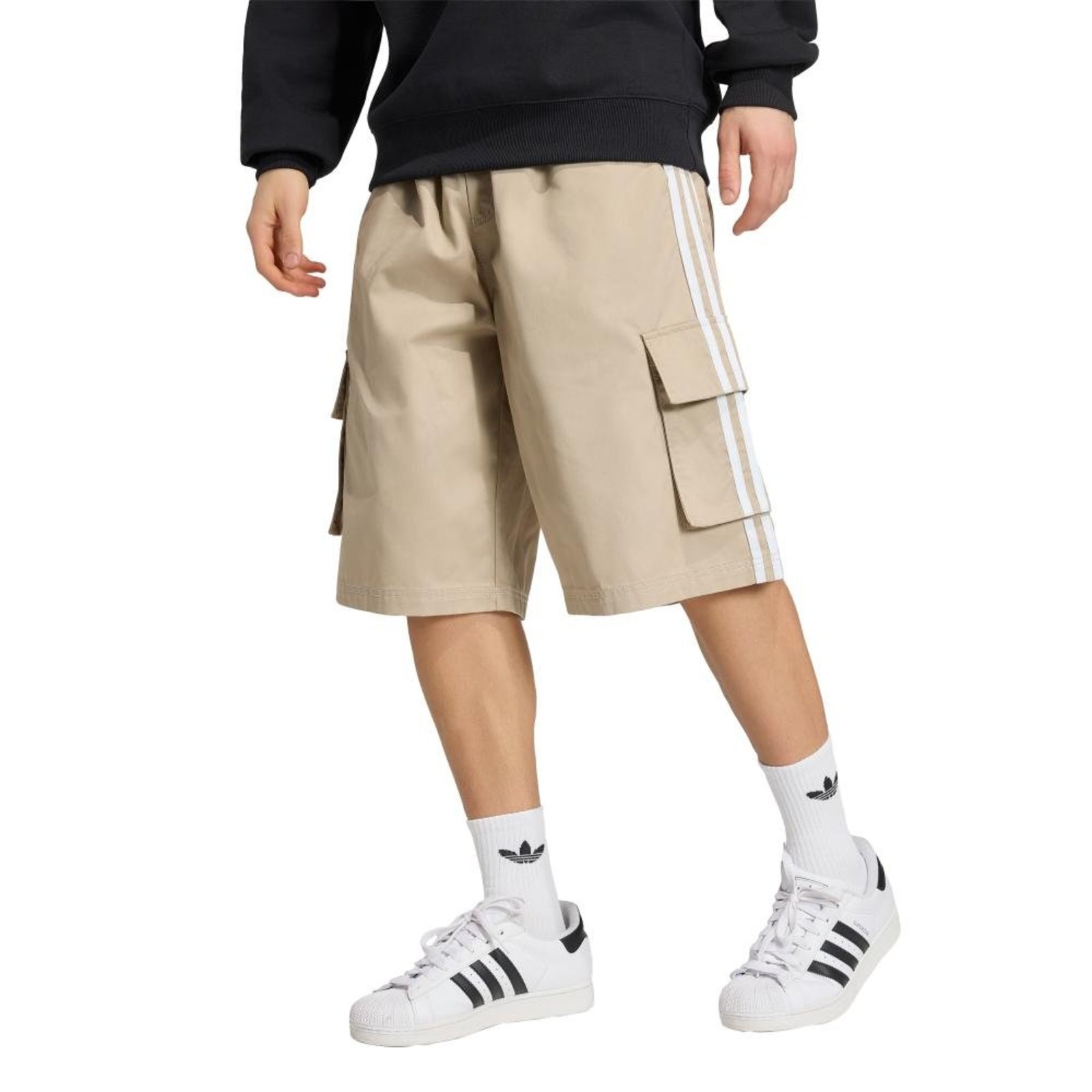 SHORTS ADICOLOR COTTON TWILL CARGO adidas Originals Bege