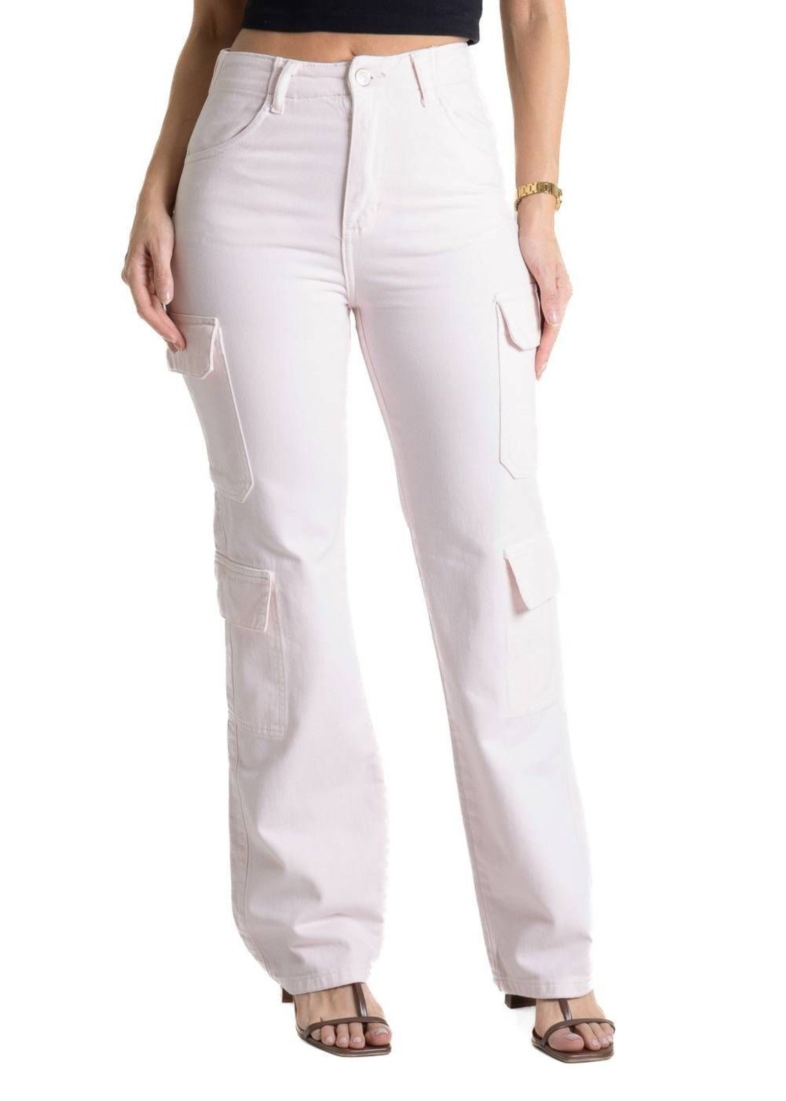 Calça Sarja Sawary Reta – 281967 – Rosa – Sawary