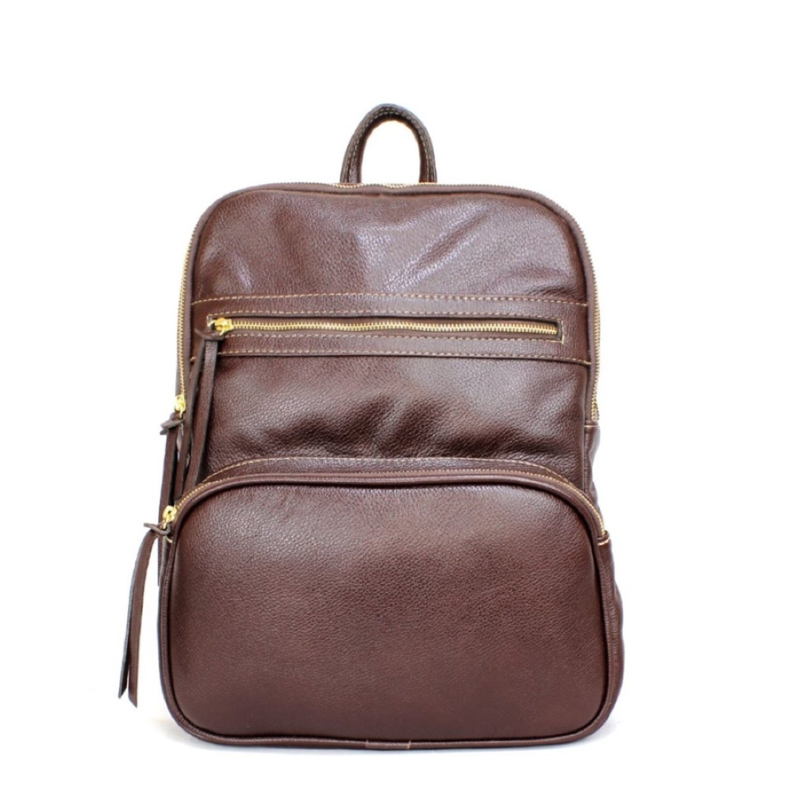 Mochila SN Couros Malta Marrom